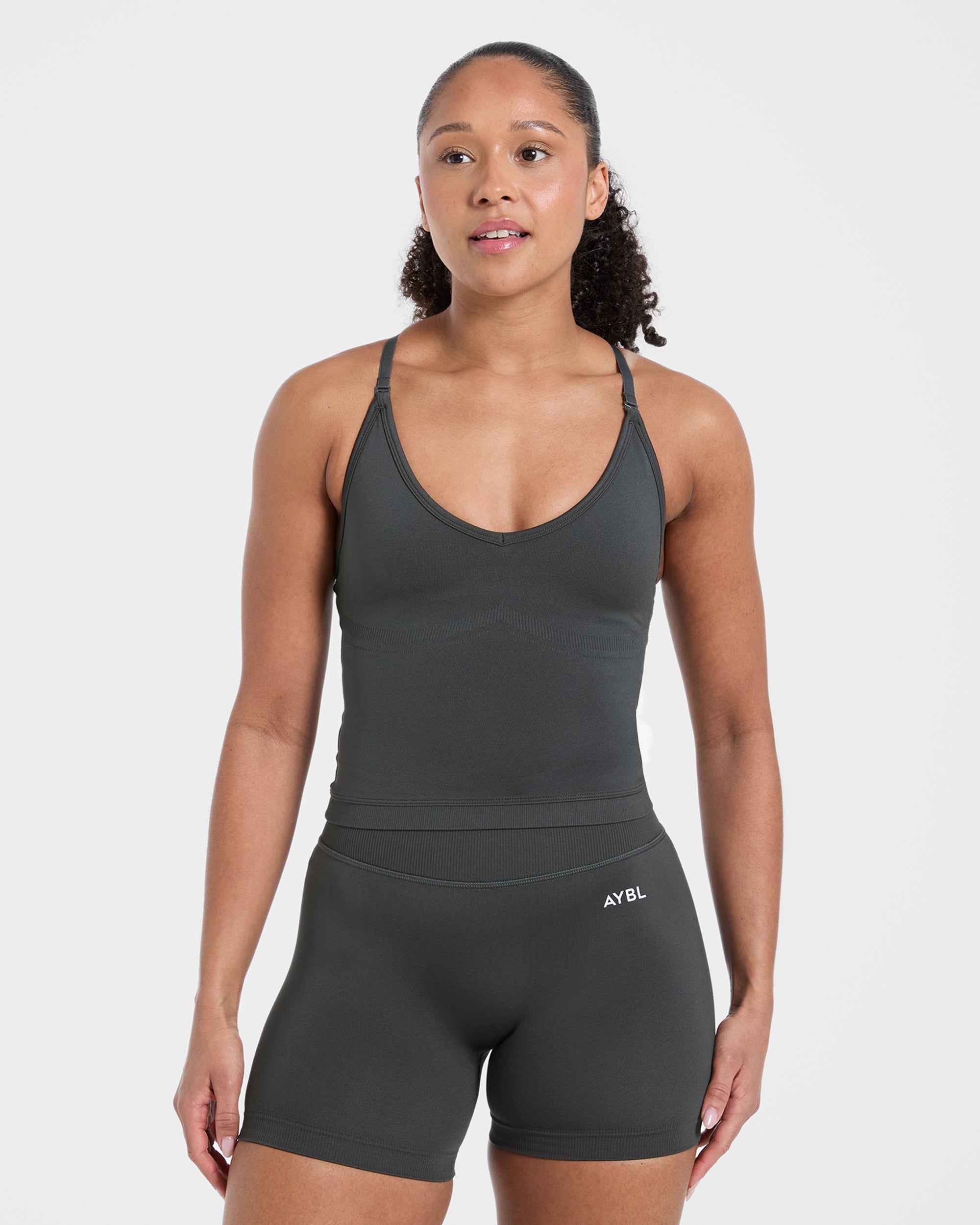 Adapt Seamless Tank Top - Charcoal