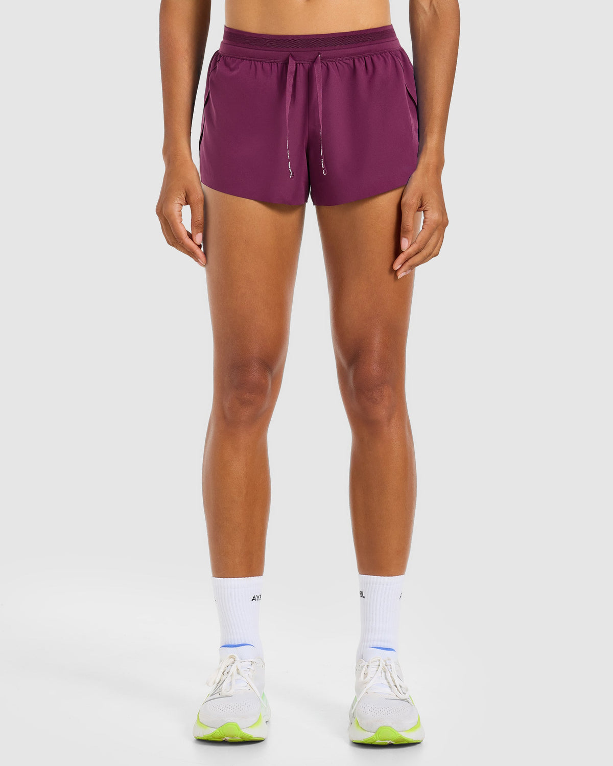 Run Low Rise 3" Shorts - Plum