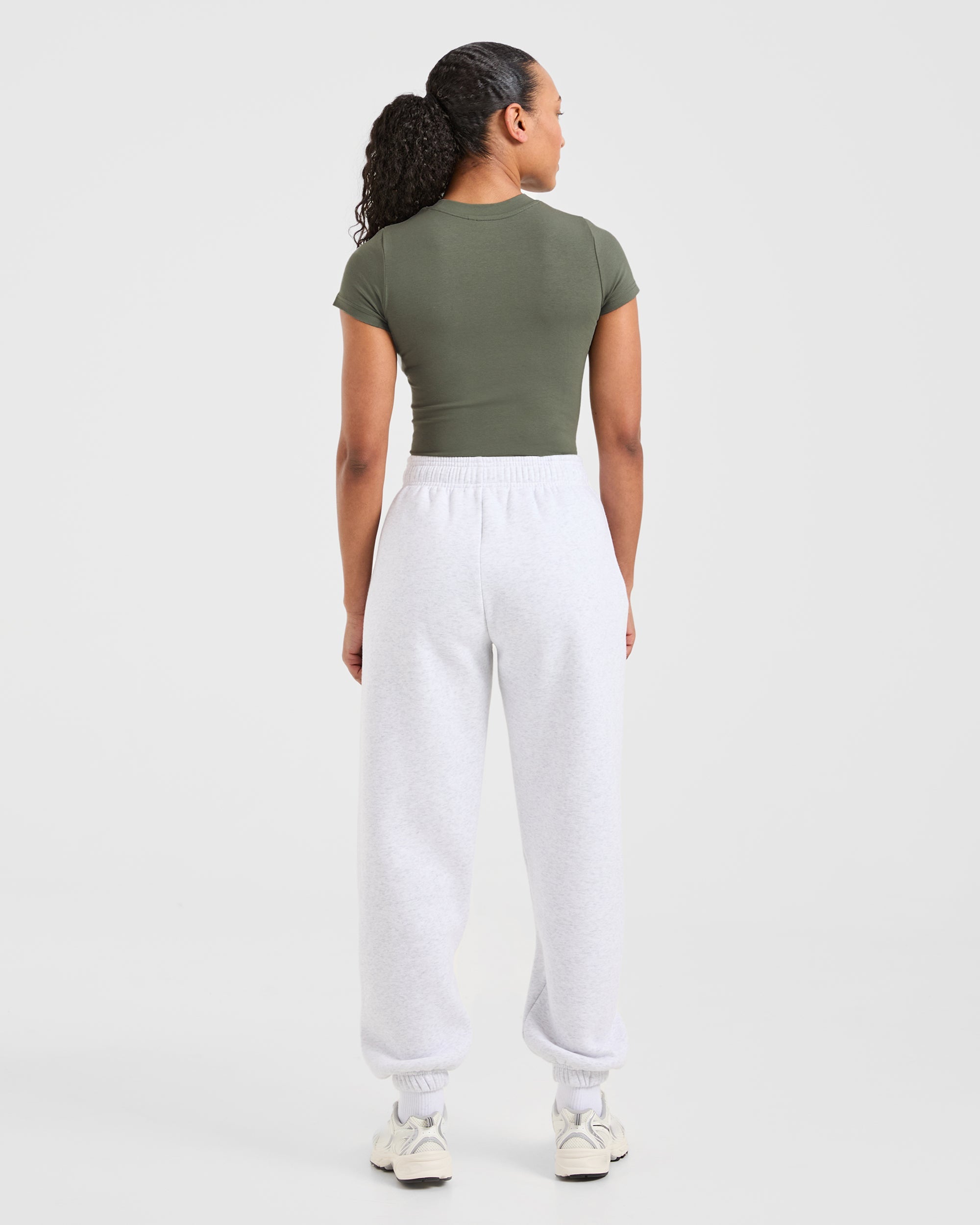Image 4 from Sports Club Varsity Baby Tee - Forest Green