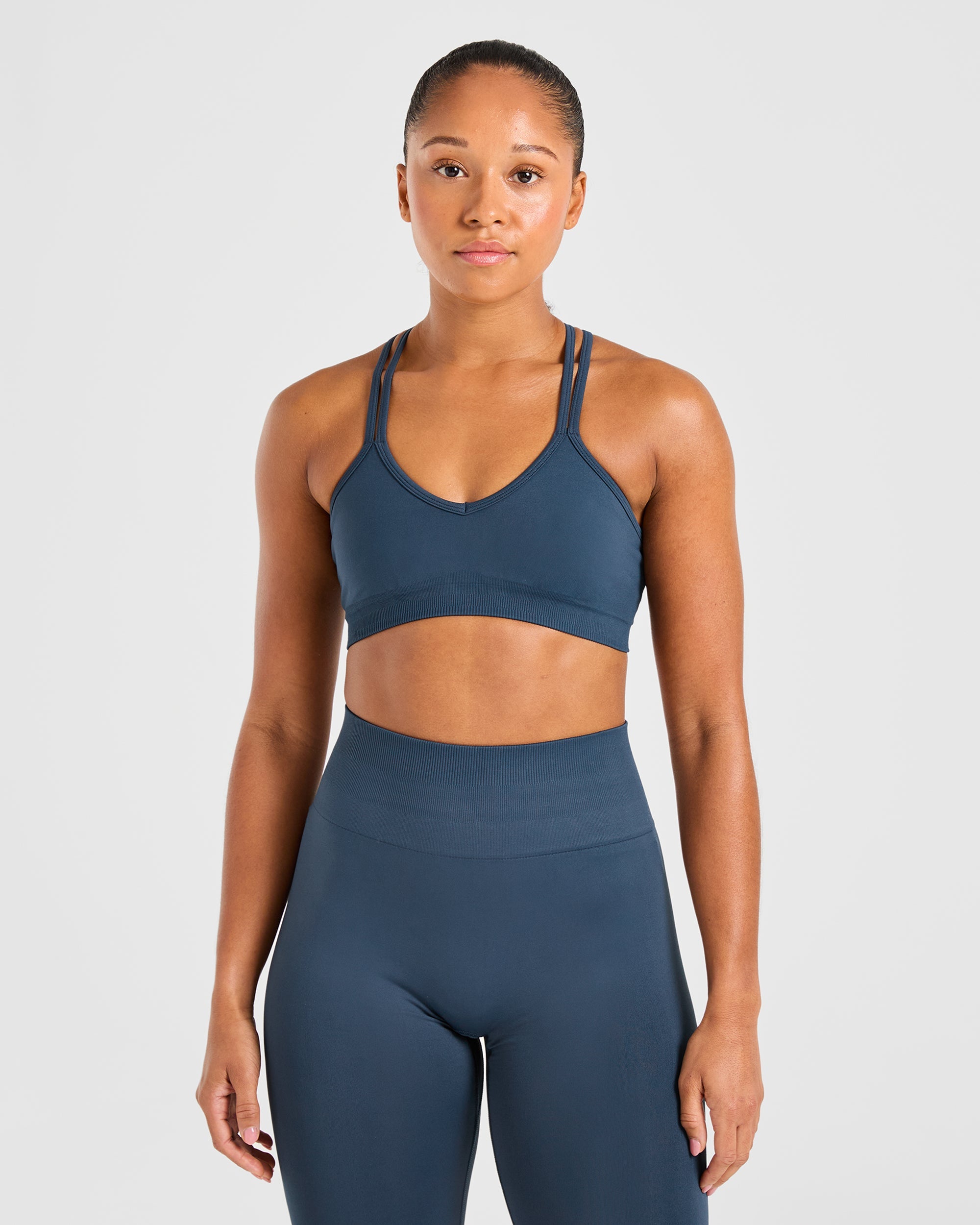 Power Seamless Sports Bra Ocean Teal