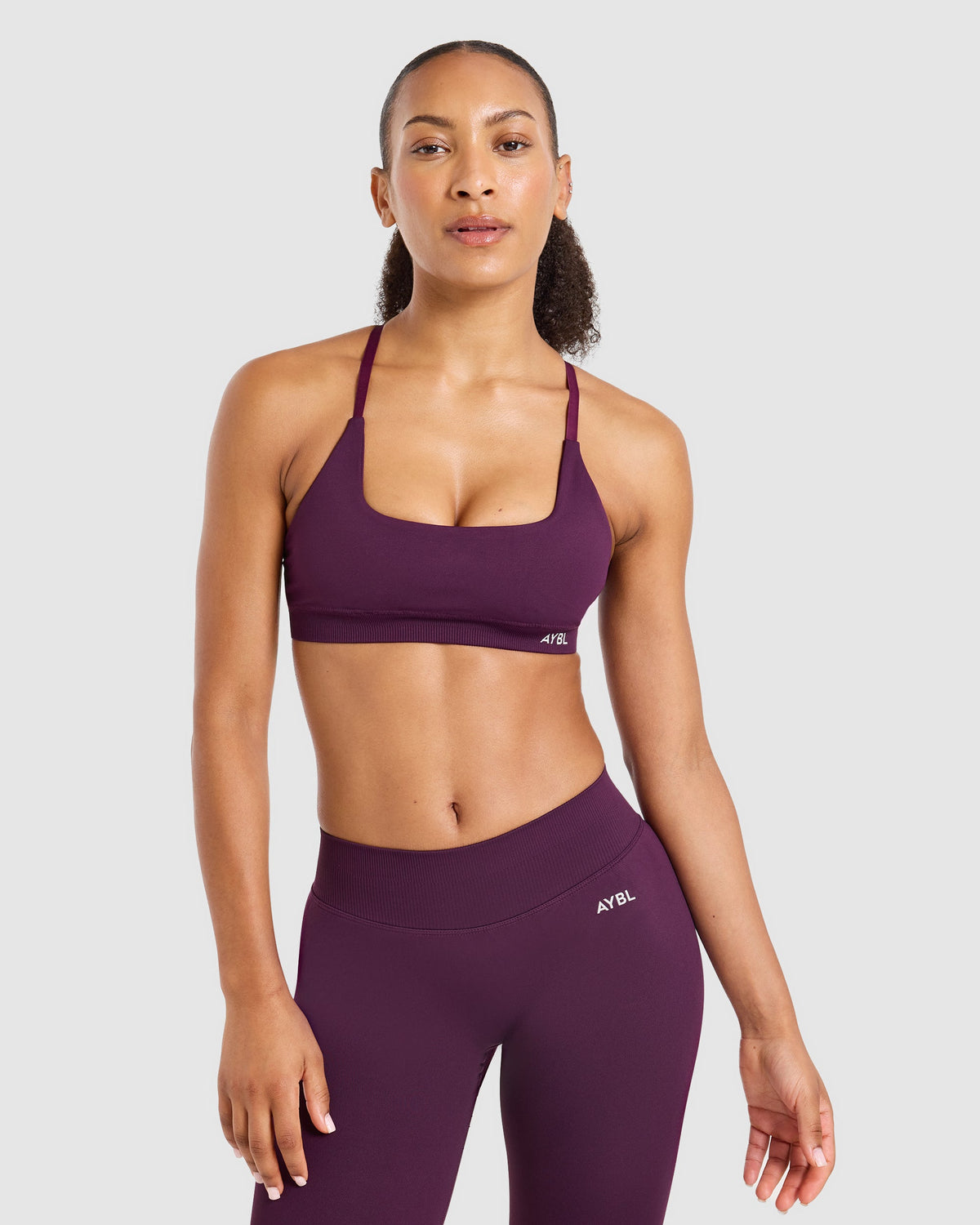 Enhance Seamless Sports Bra - Midnight Plum