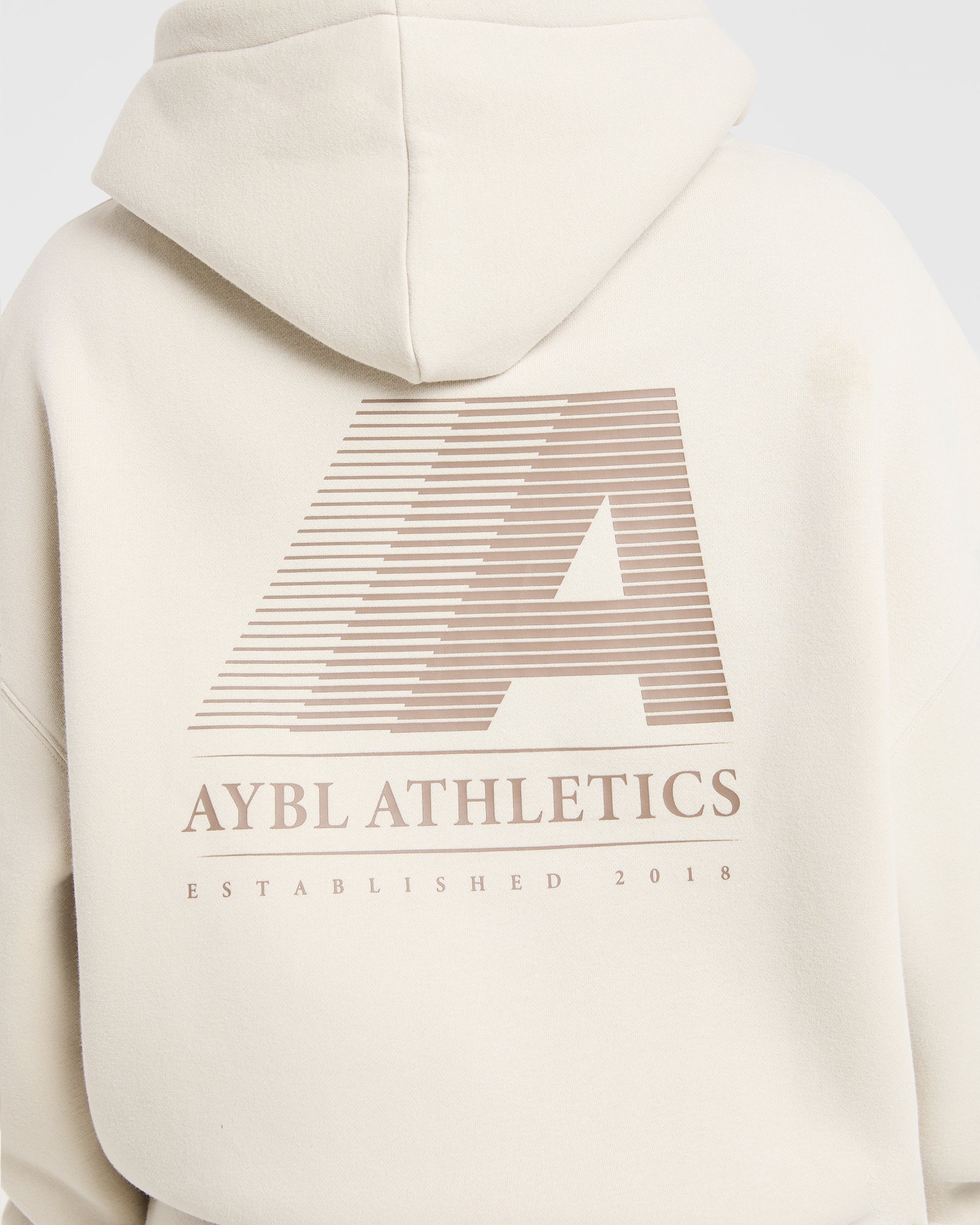Image 6 from Retro Athletics Oversized Hoodie - Sand