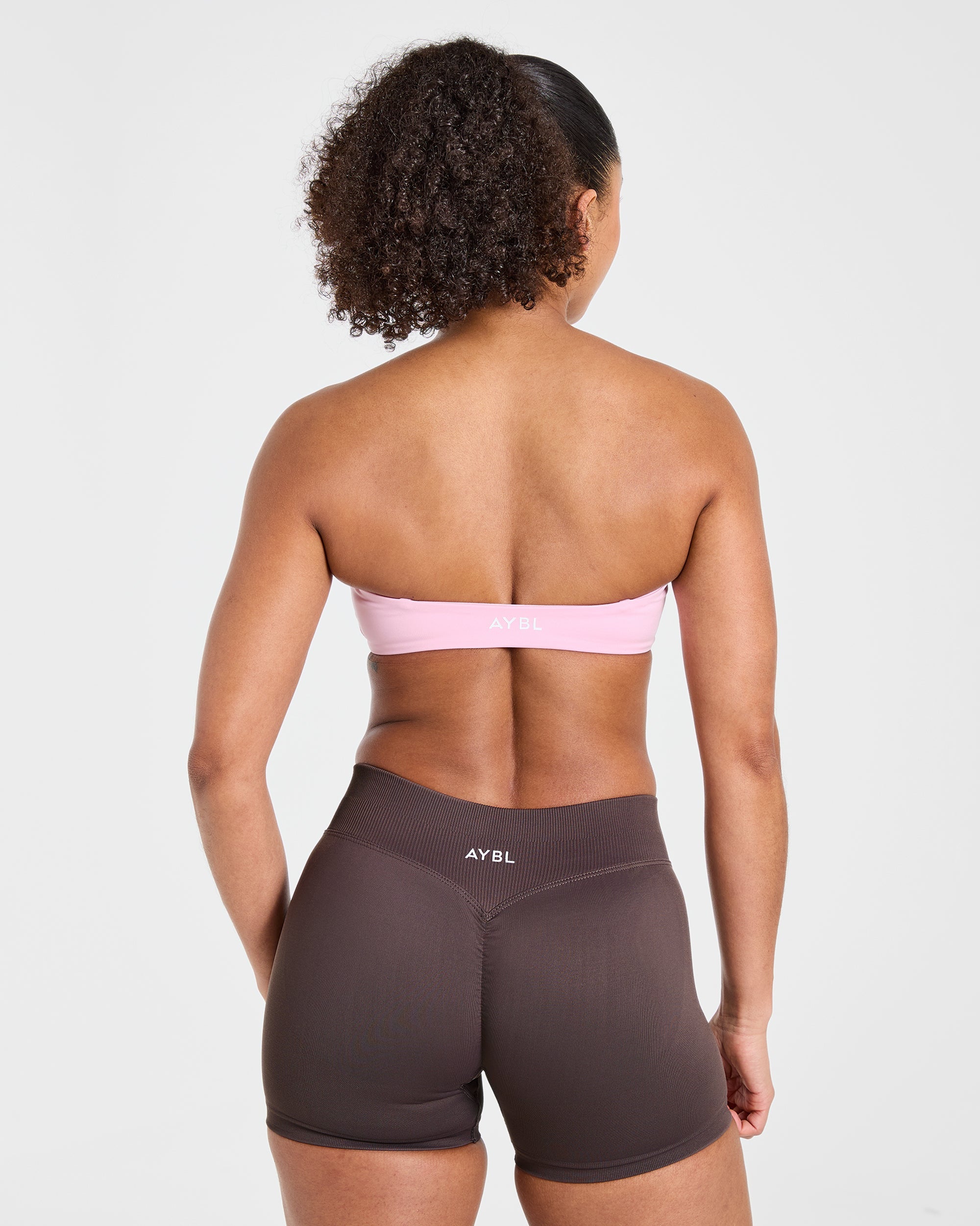Essential Bandeau Sports Bra - Pink