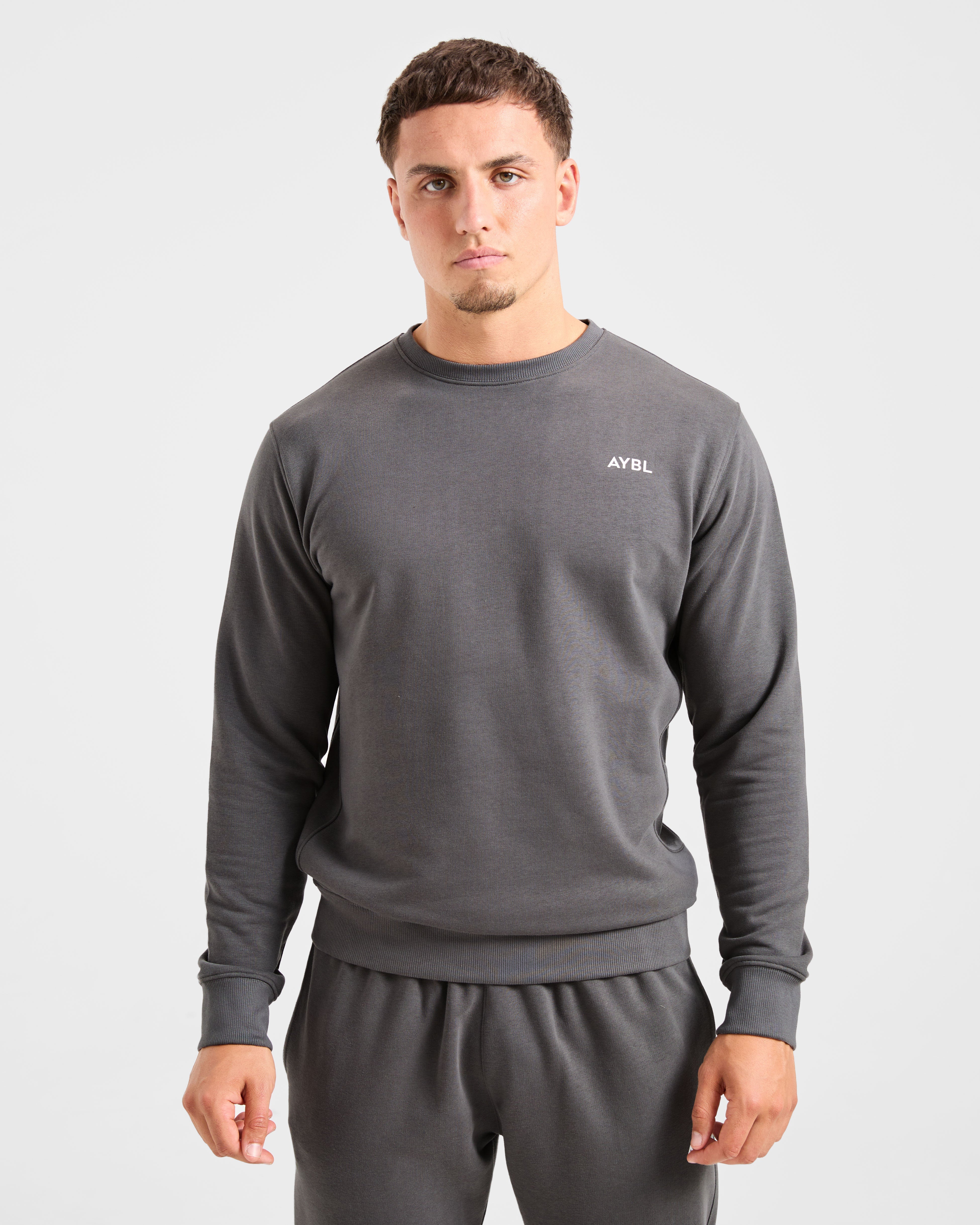 Essential Lightweight Sweater - Charcoal