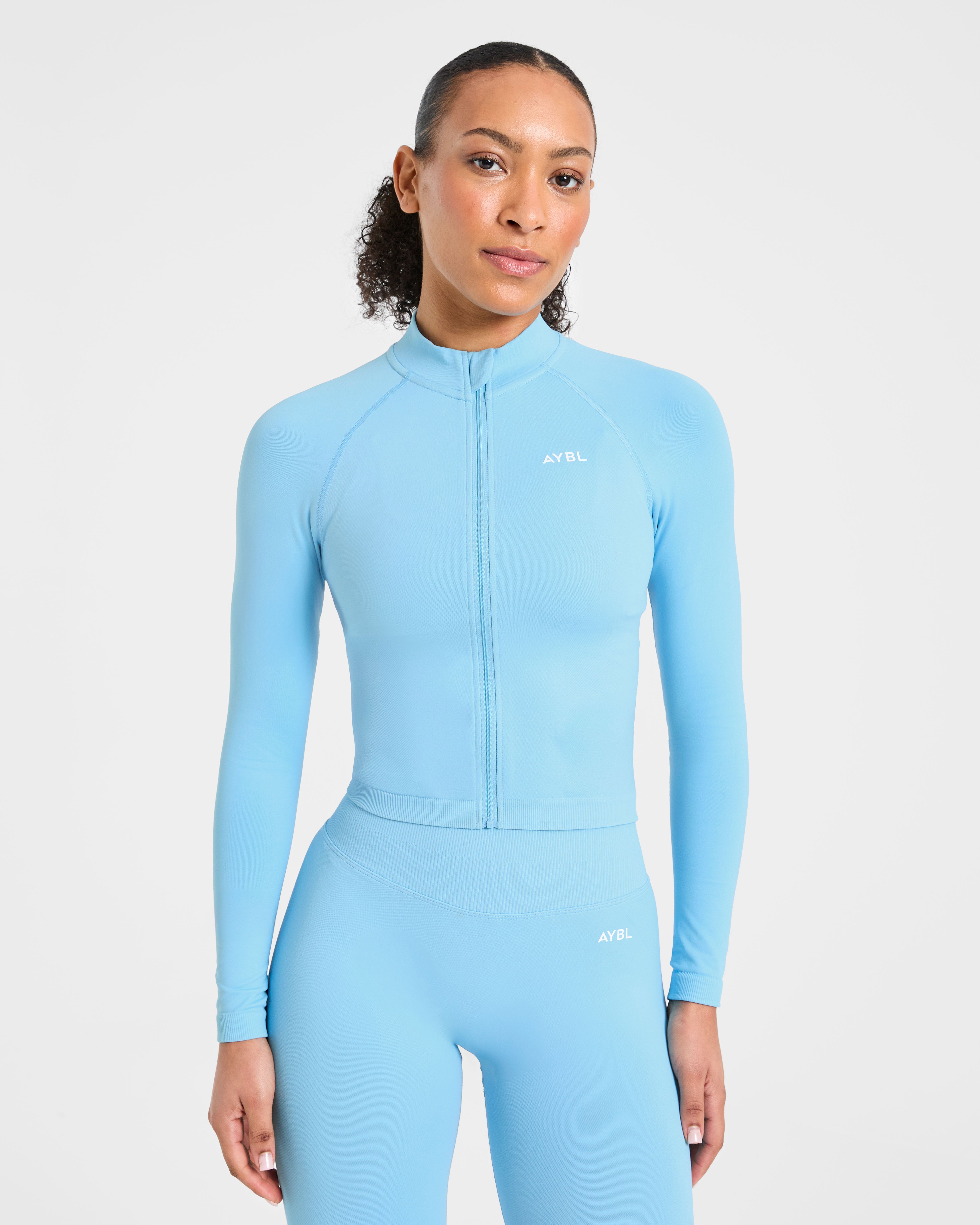 Enhance Seamless Jacket - Powder Blue