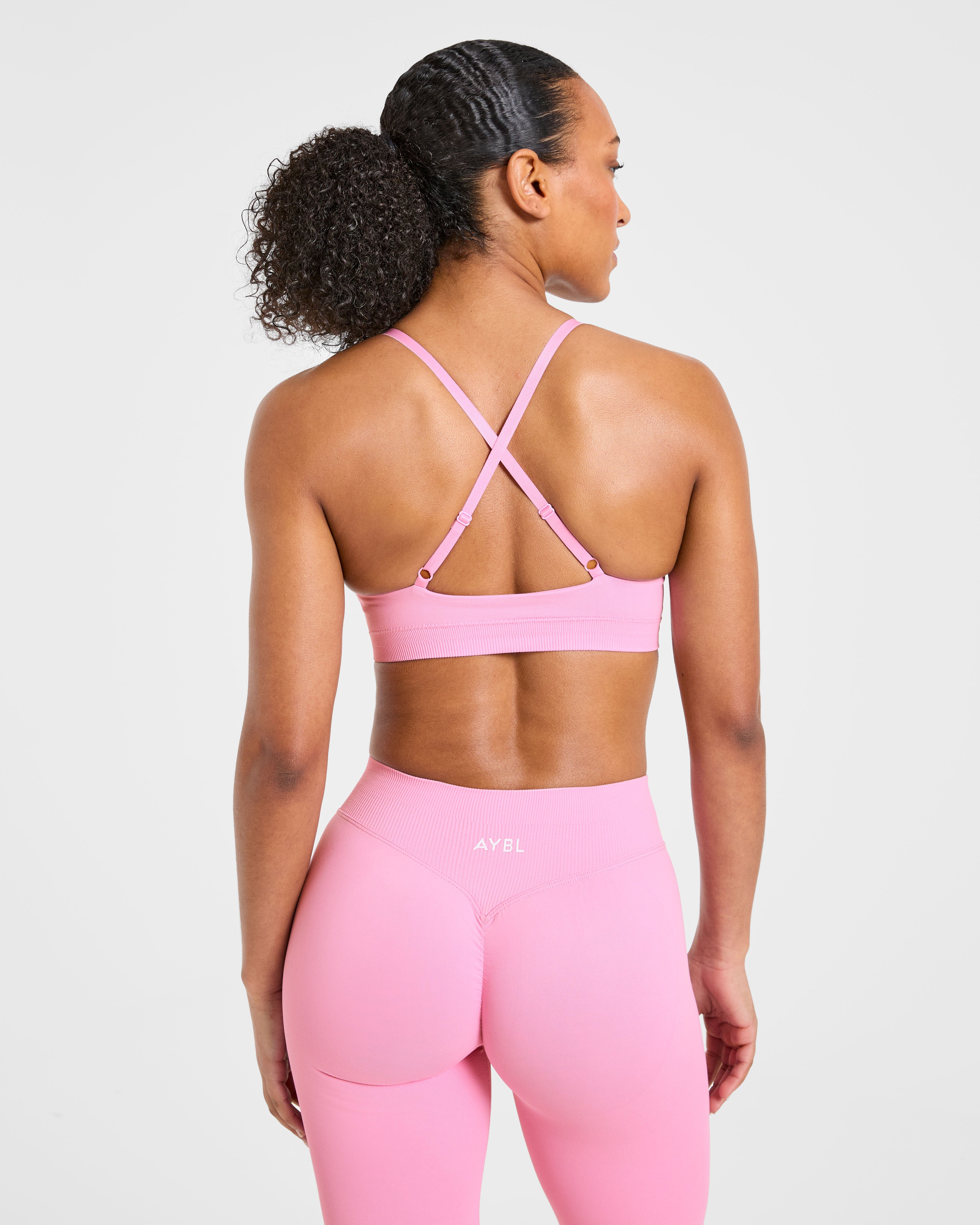 Enhance Seamless Sports Bra - Sugar Pink