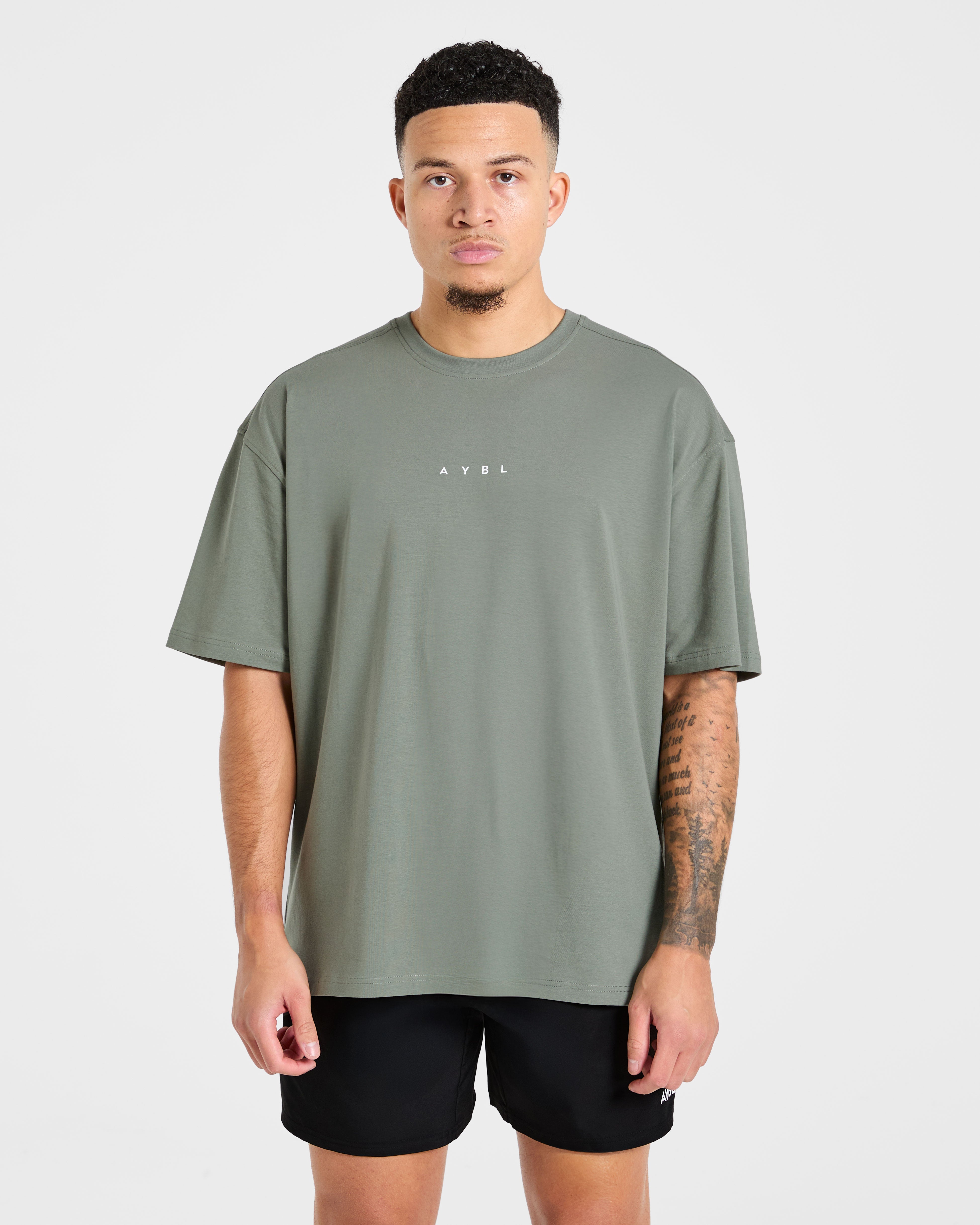 Force Oversized T Shirt - Deep Sage