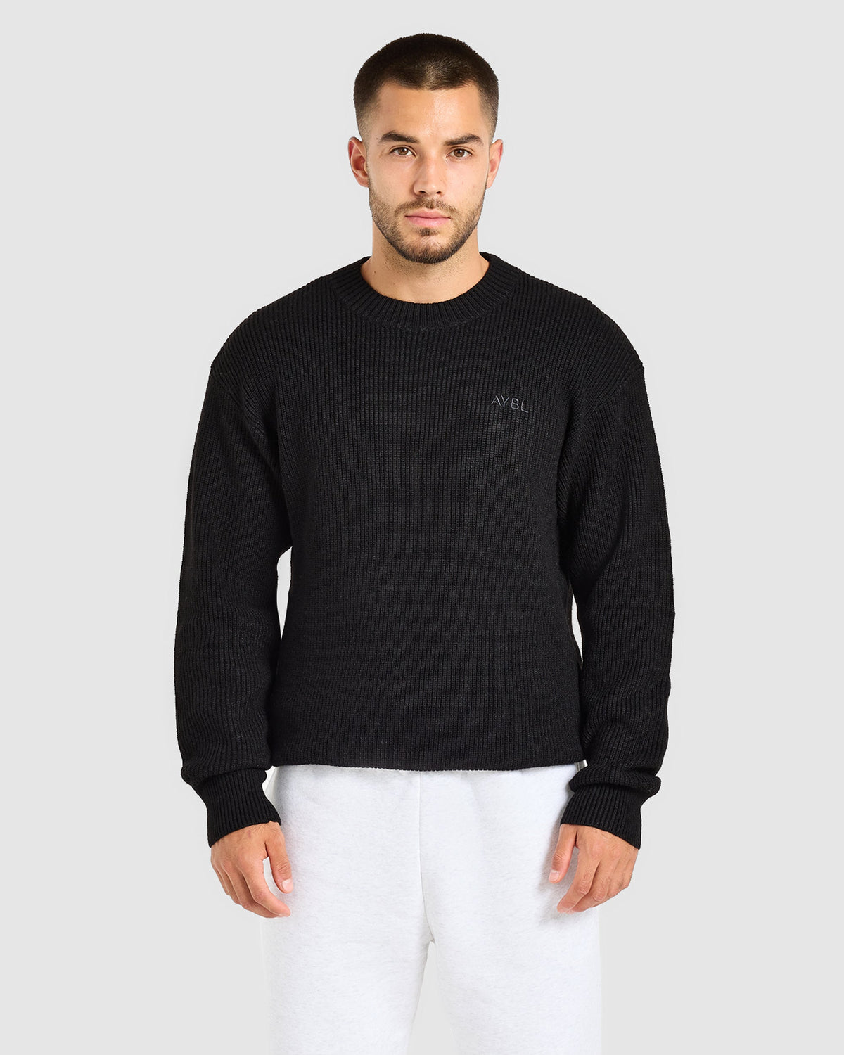 Signature Knitted Sweater - Black