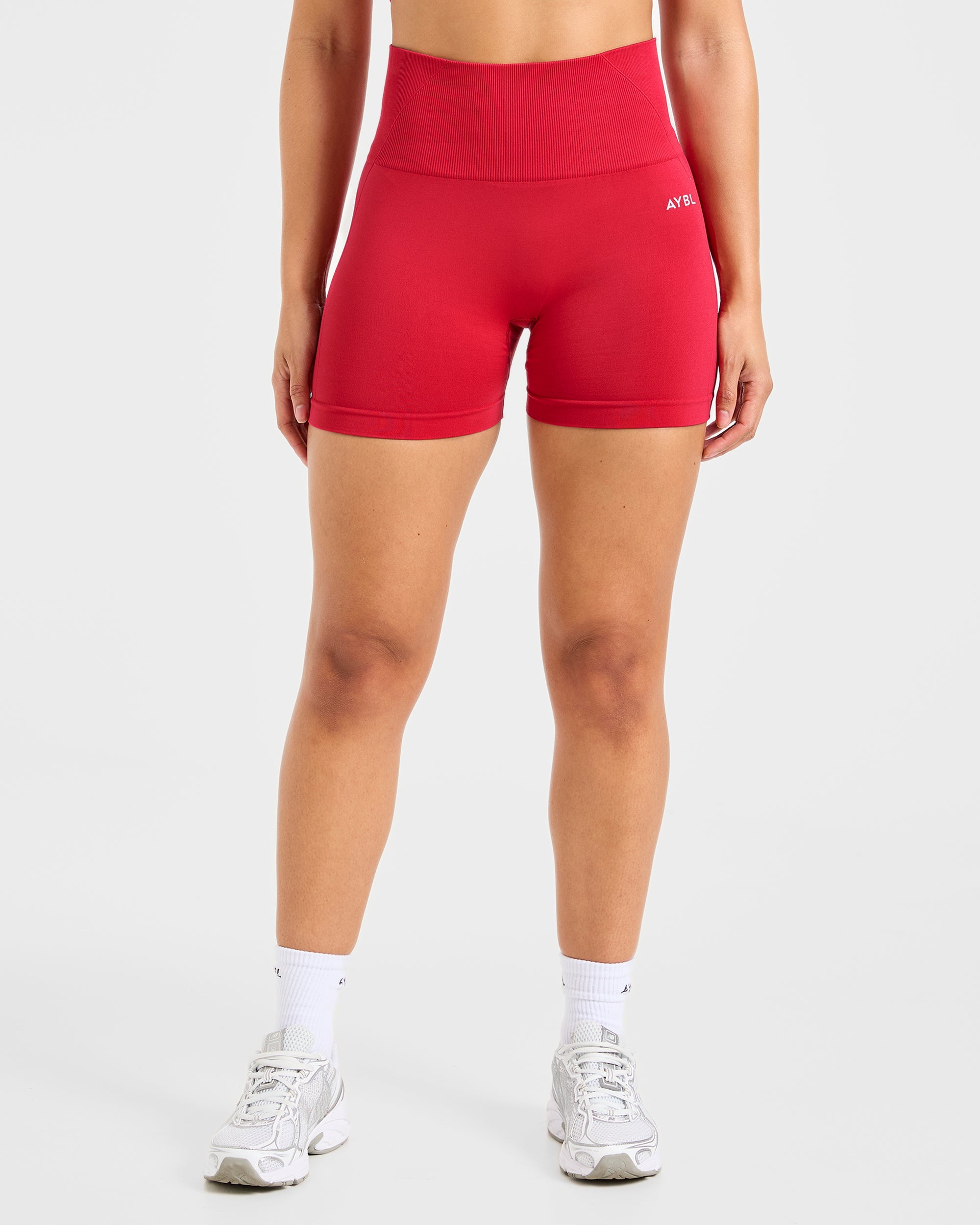 Empower Seamless Shorts - Red