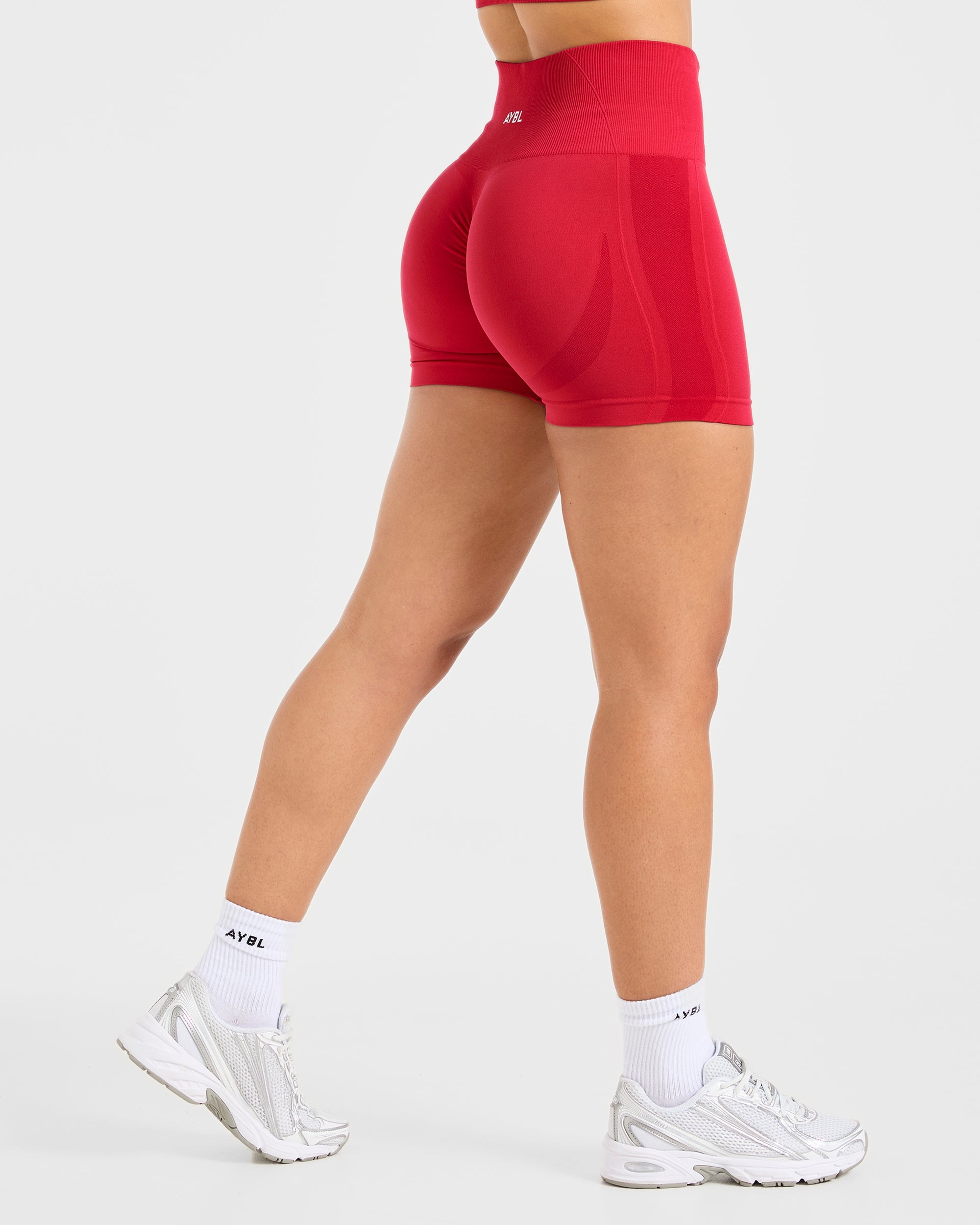 Empower Seamless Shorts - Red