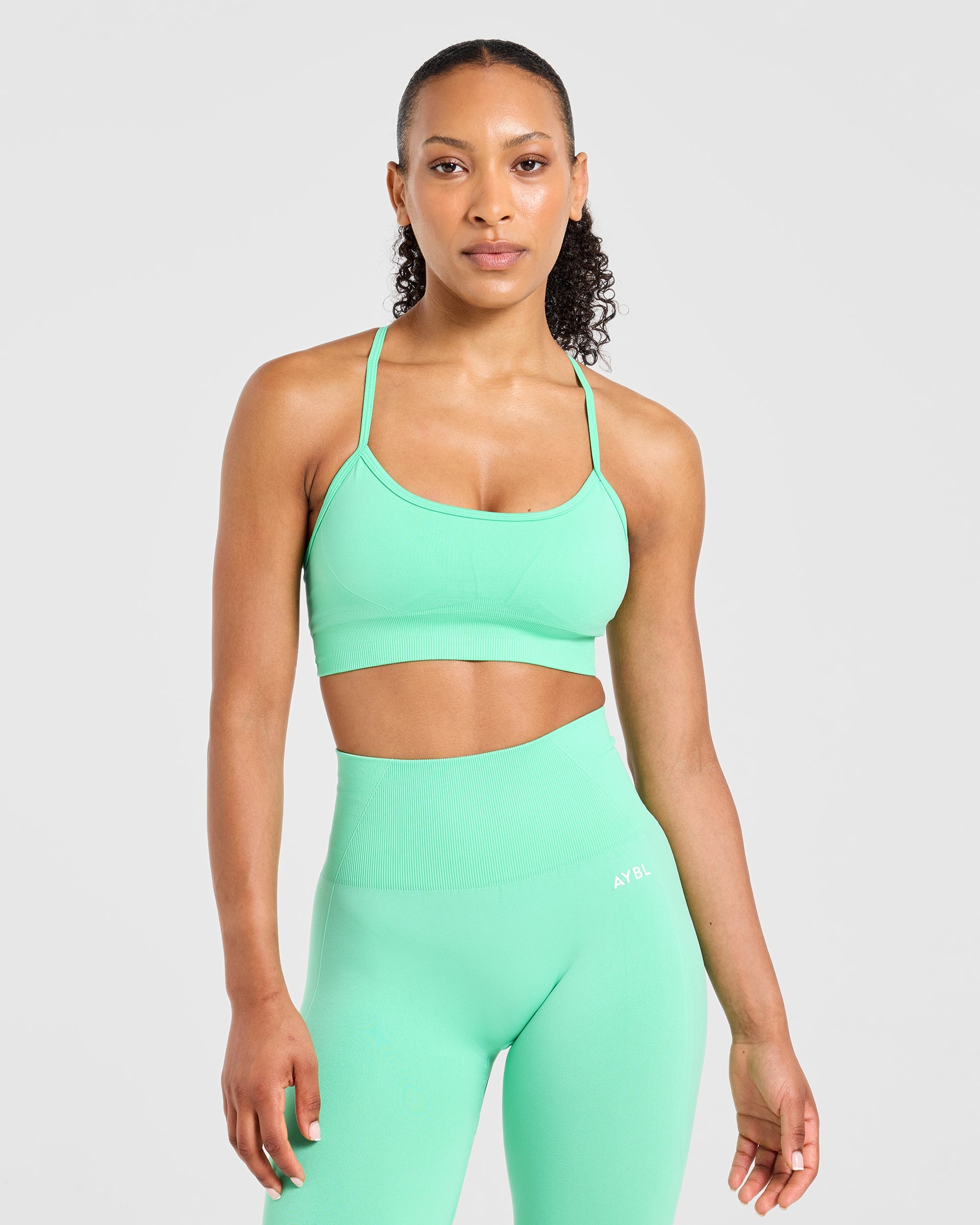 Empower Seamless Sports Bra - Spring Green