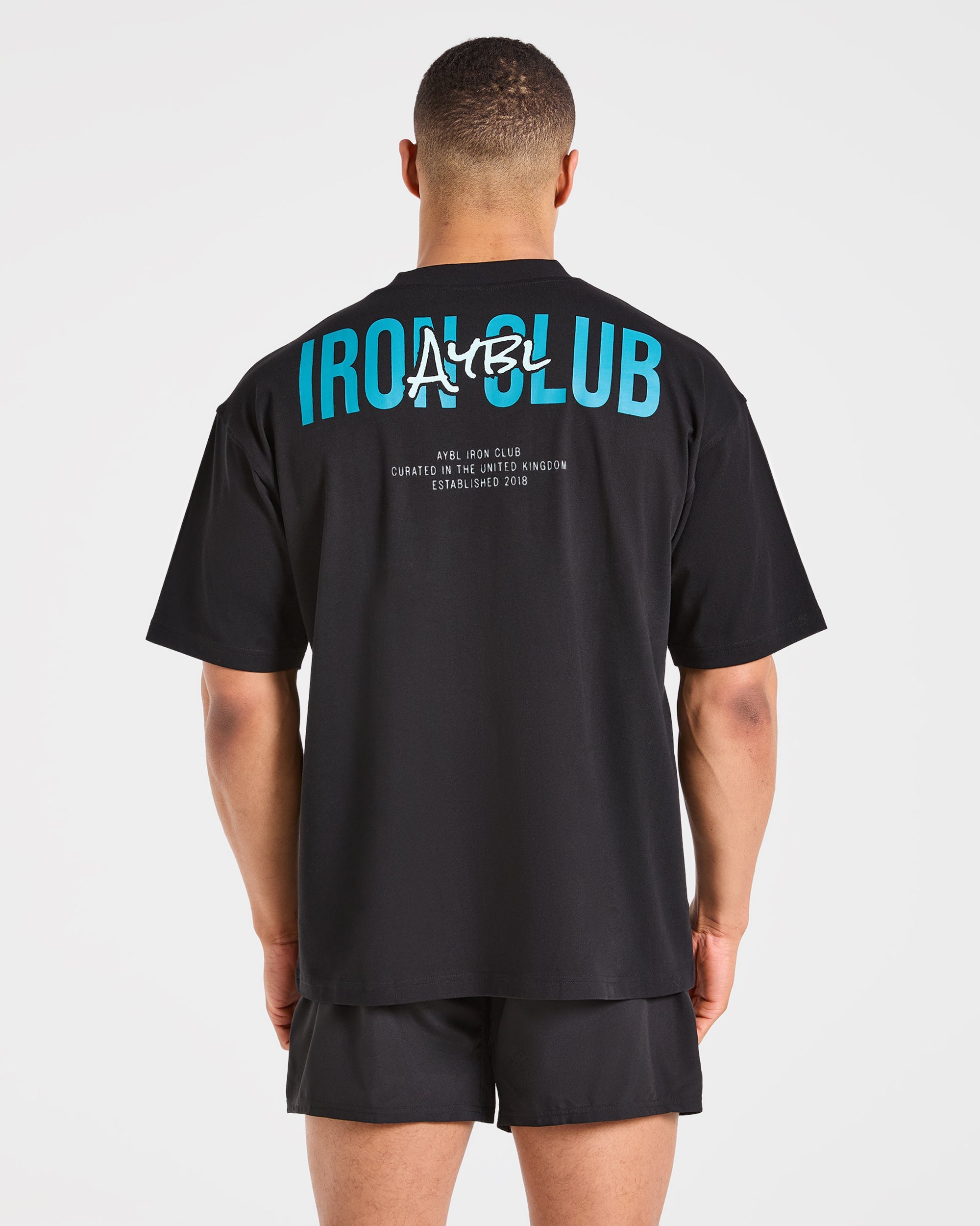 AYBL Iron Club Oversized T Shirt - Black