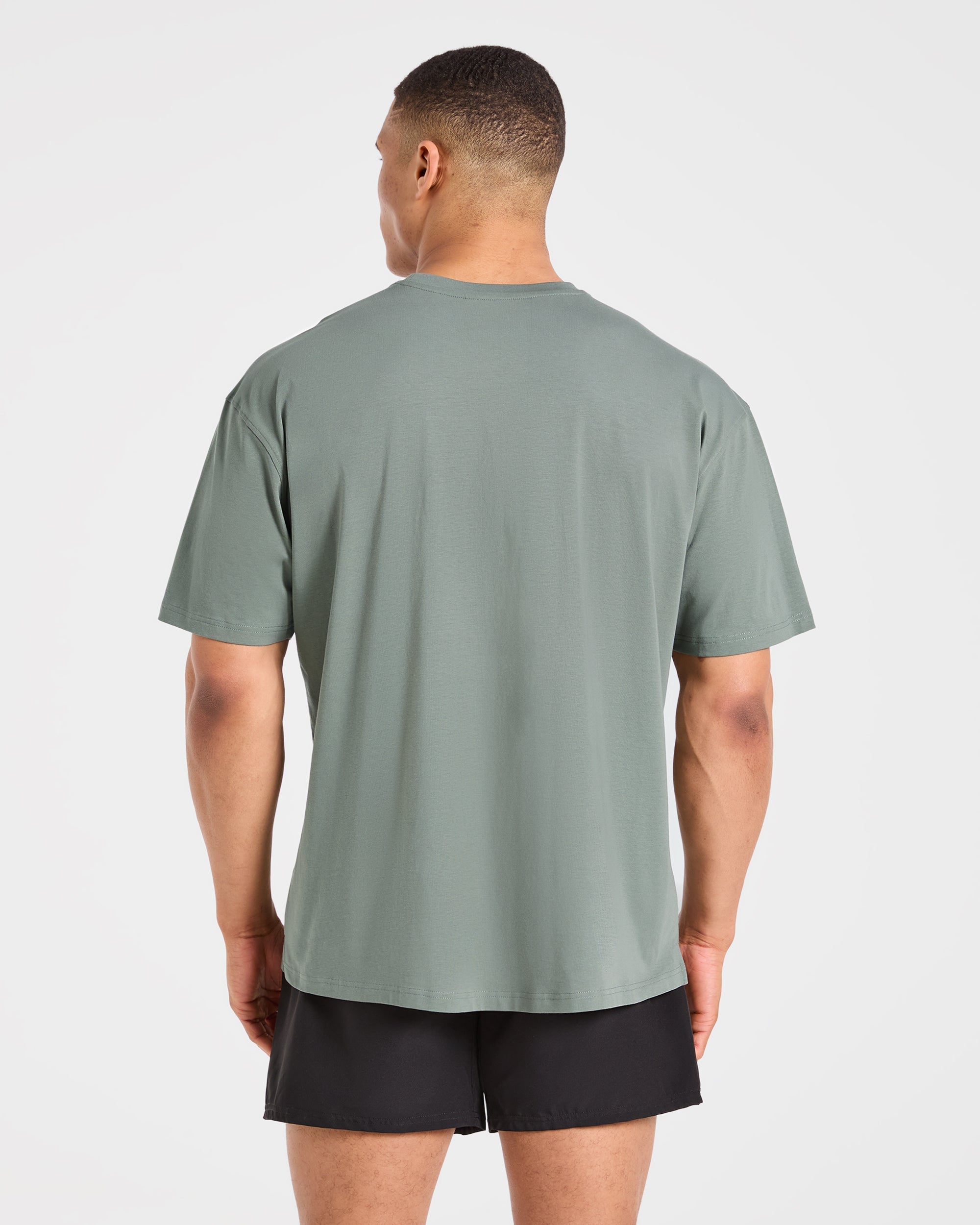 Force Oversized T Shirt - Deep Sage