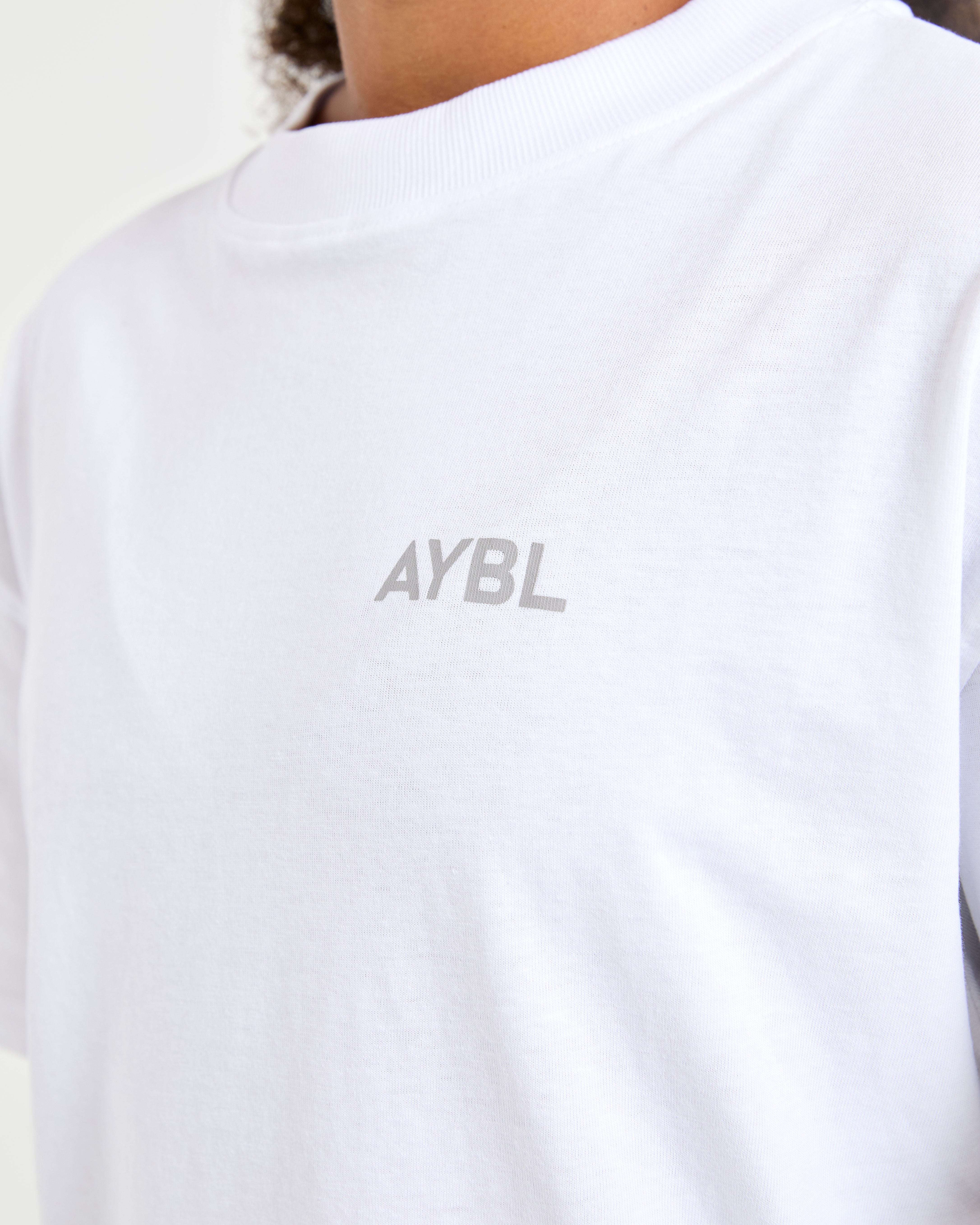 Lift Graphic Oversized T Shirt - White