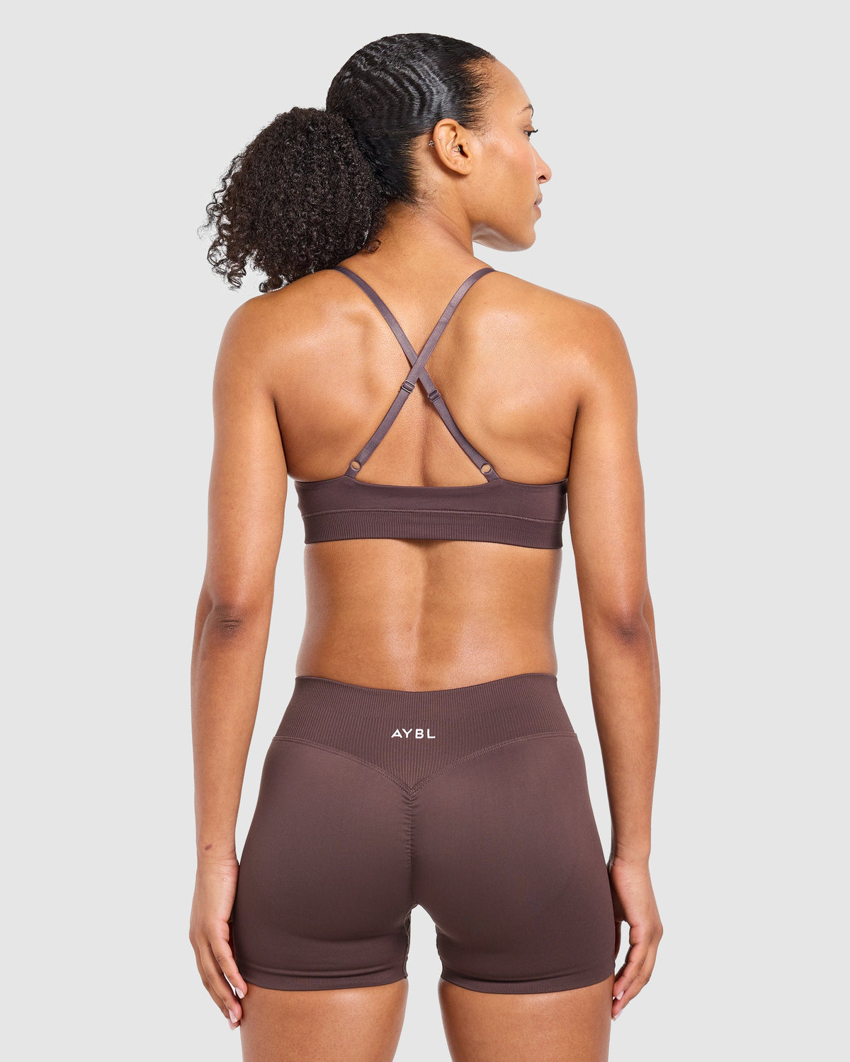 Enhance Seamless Sports Bra - Cocoa Brown