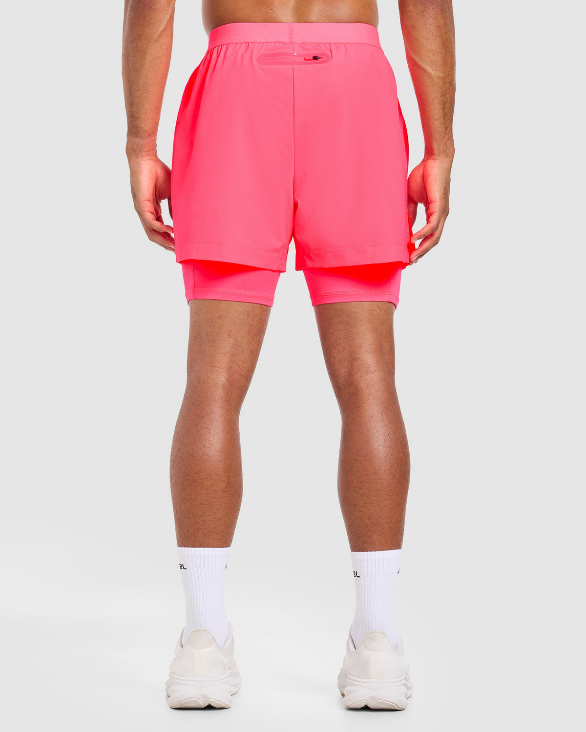 Run 2 in 1 Shorts - Neon Pink