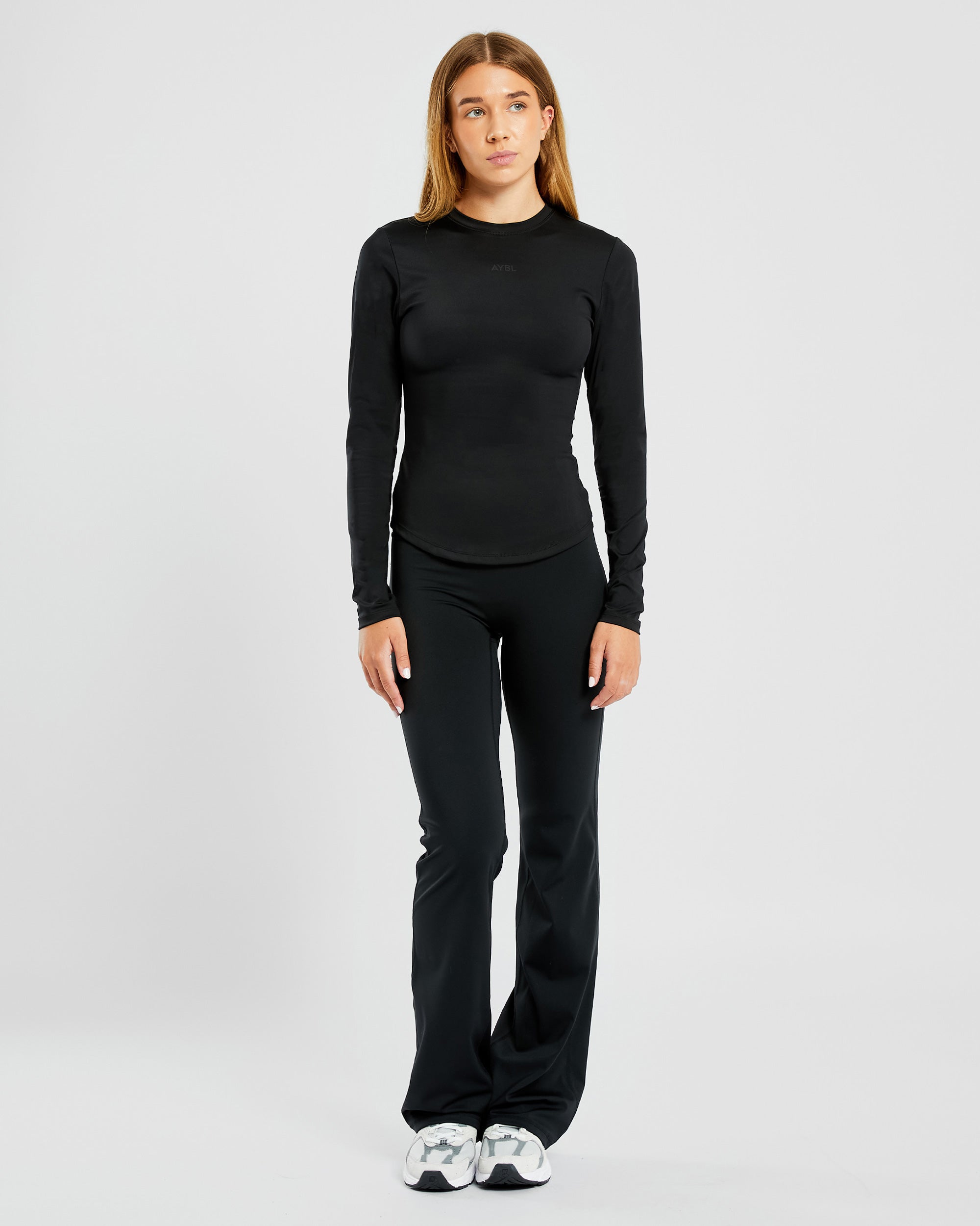 Sculpt Long Sleeve Top - Black