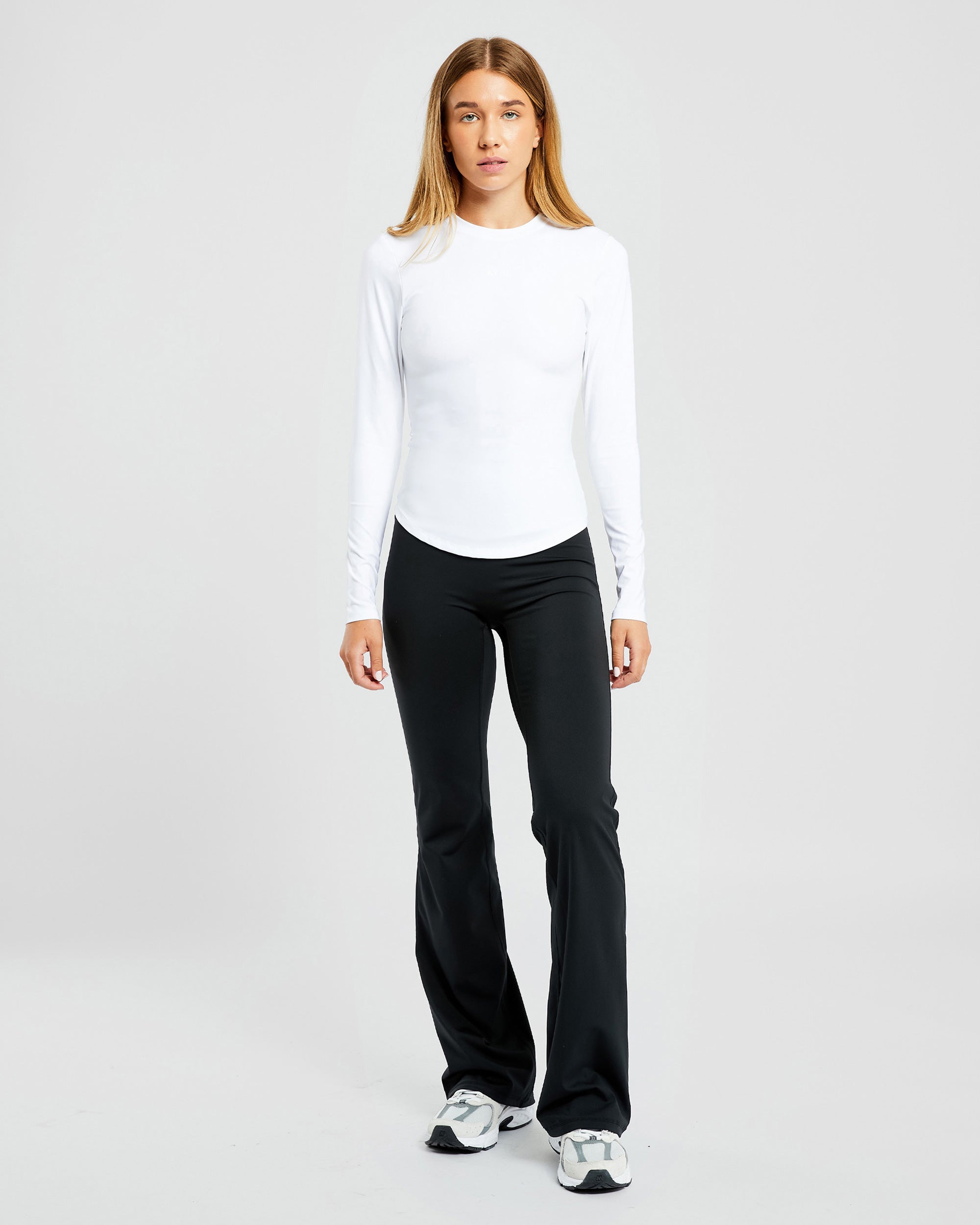 Sculpt Long Sleeve Top - White