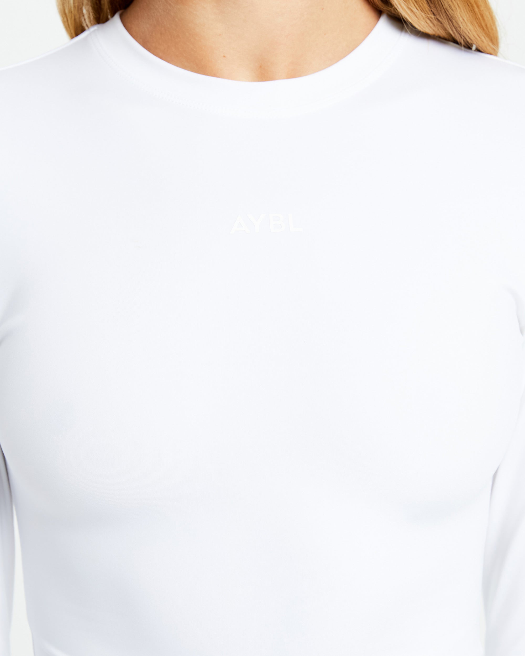 Sculpt Long Sleeve Top - White