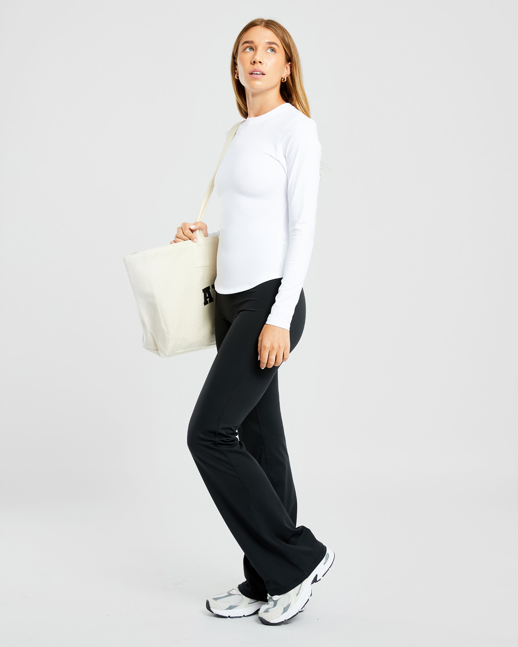 Sculpt Long Sleeve Top - White