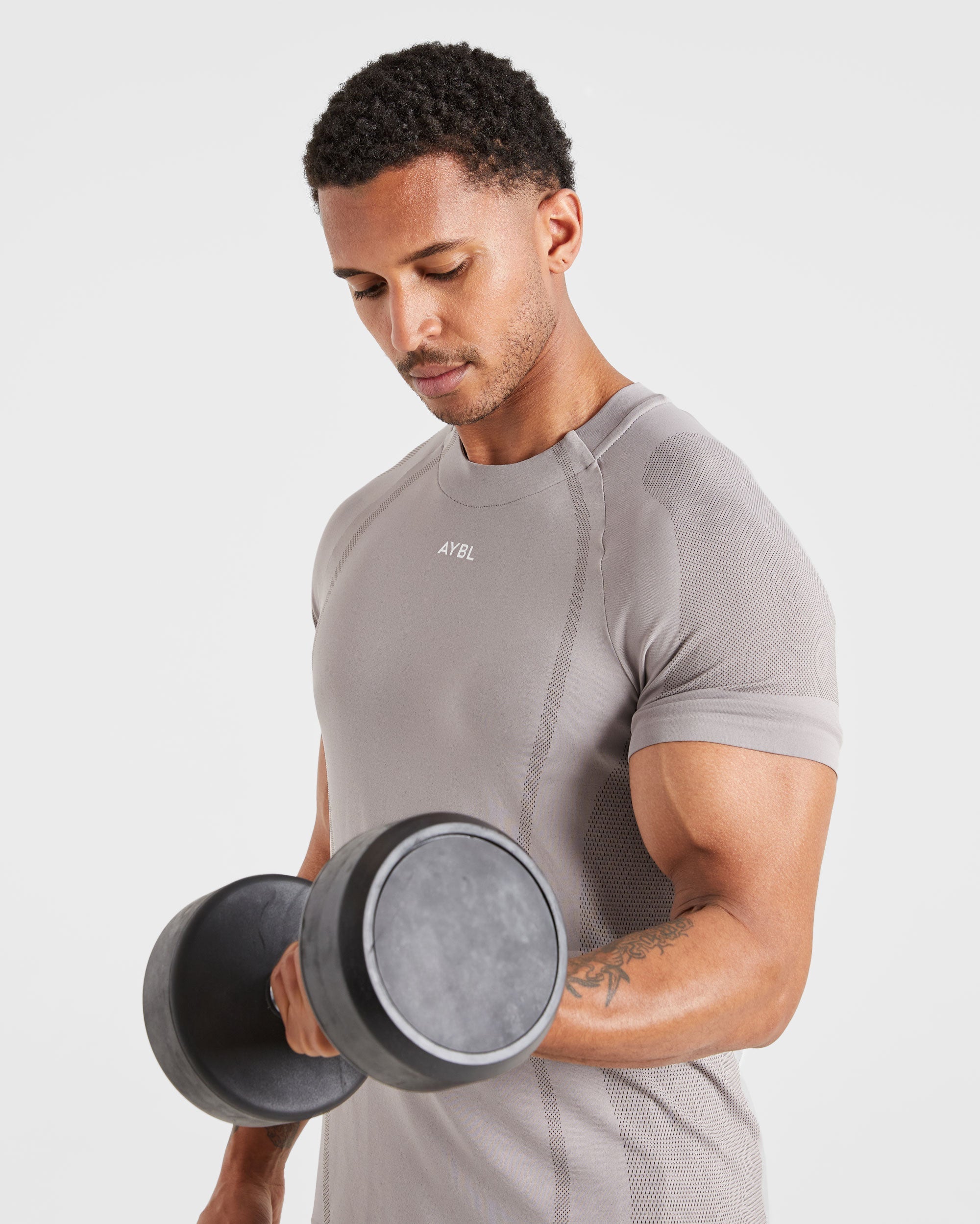 Attain Seamless T Shirt - Woodland Fog