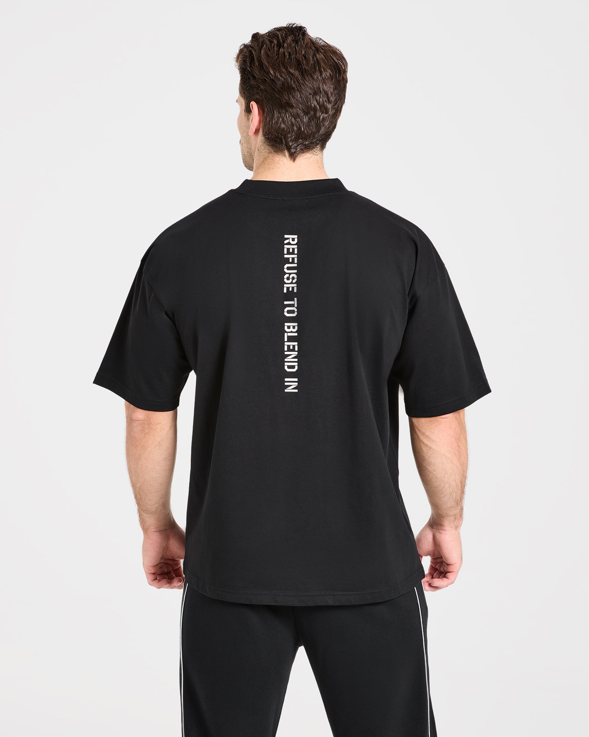 Cam Kissel x Graphic Oversized T Shirt - Black