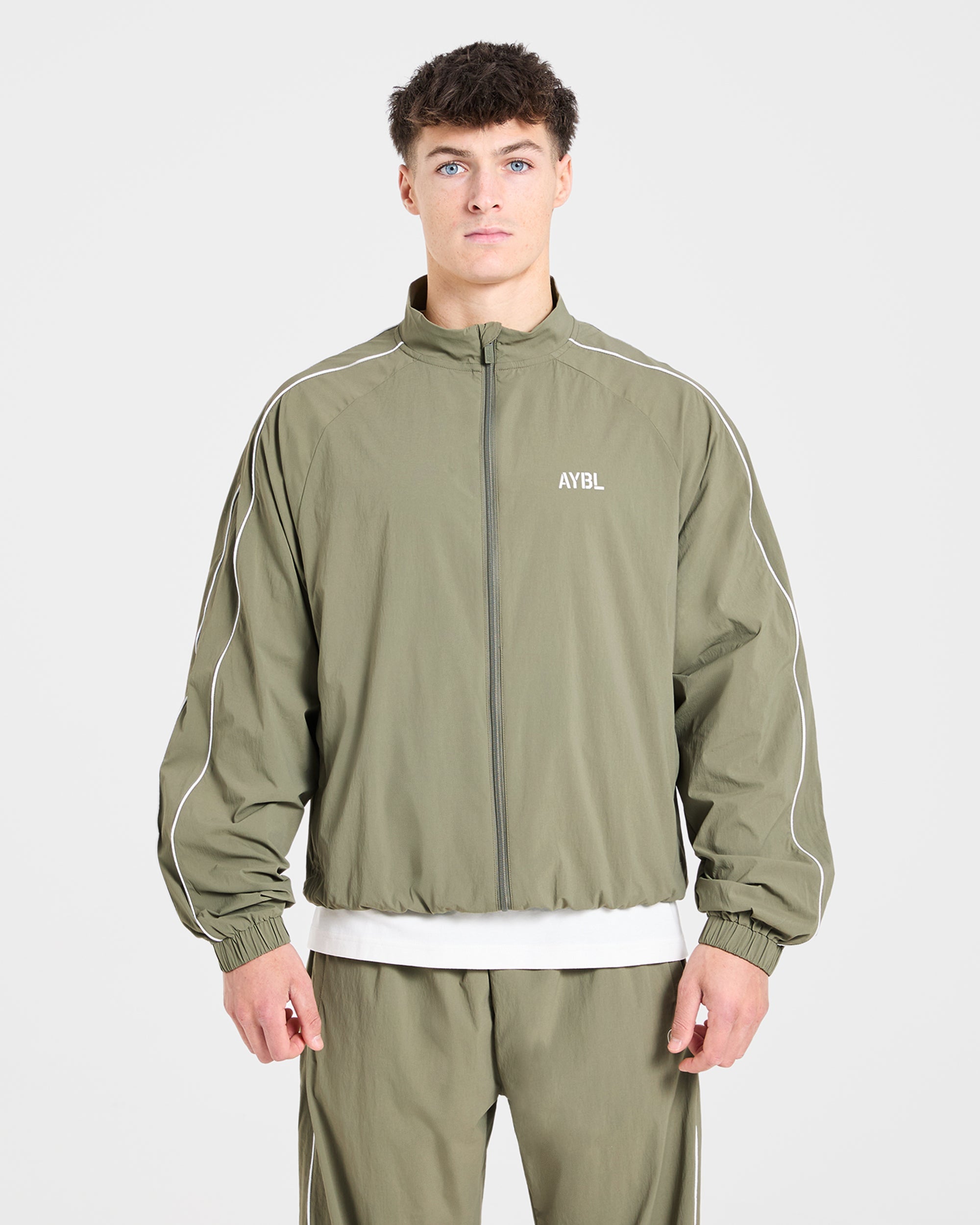 Cam Kissel x Track Jacket - Muted Khaki