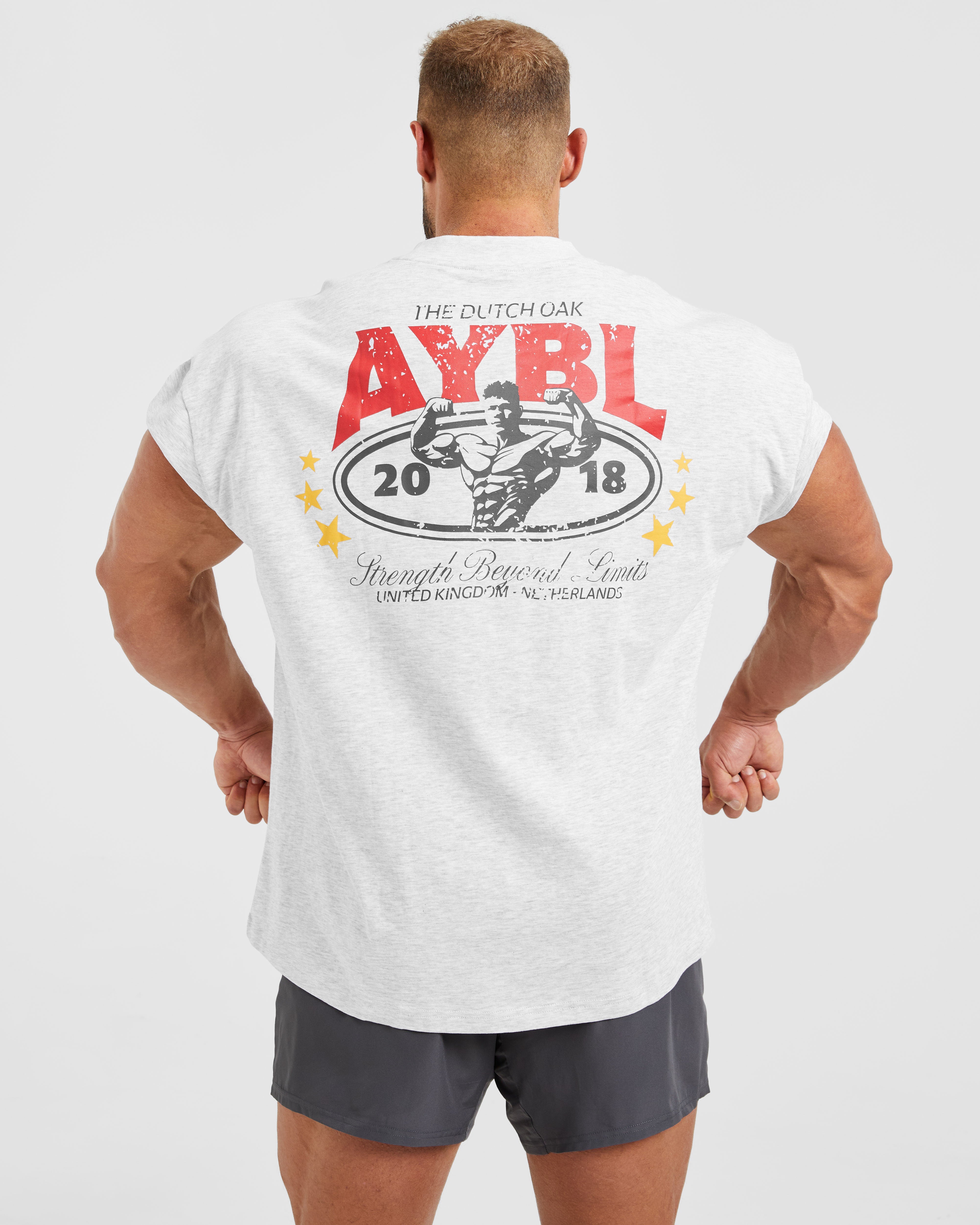 Wesley Vissers X Beyond Limits Oversized T Shirt - Grey Marl