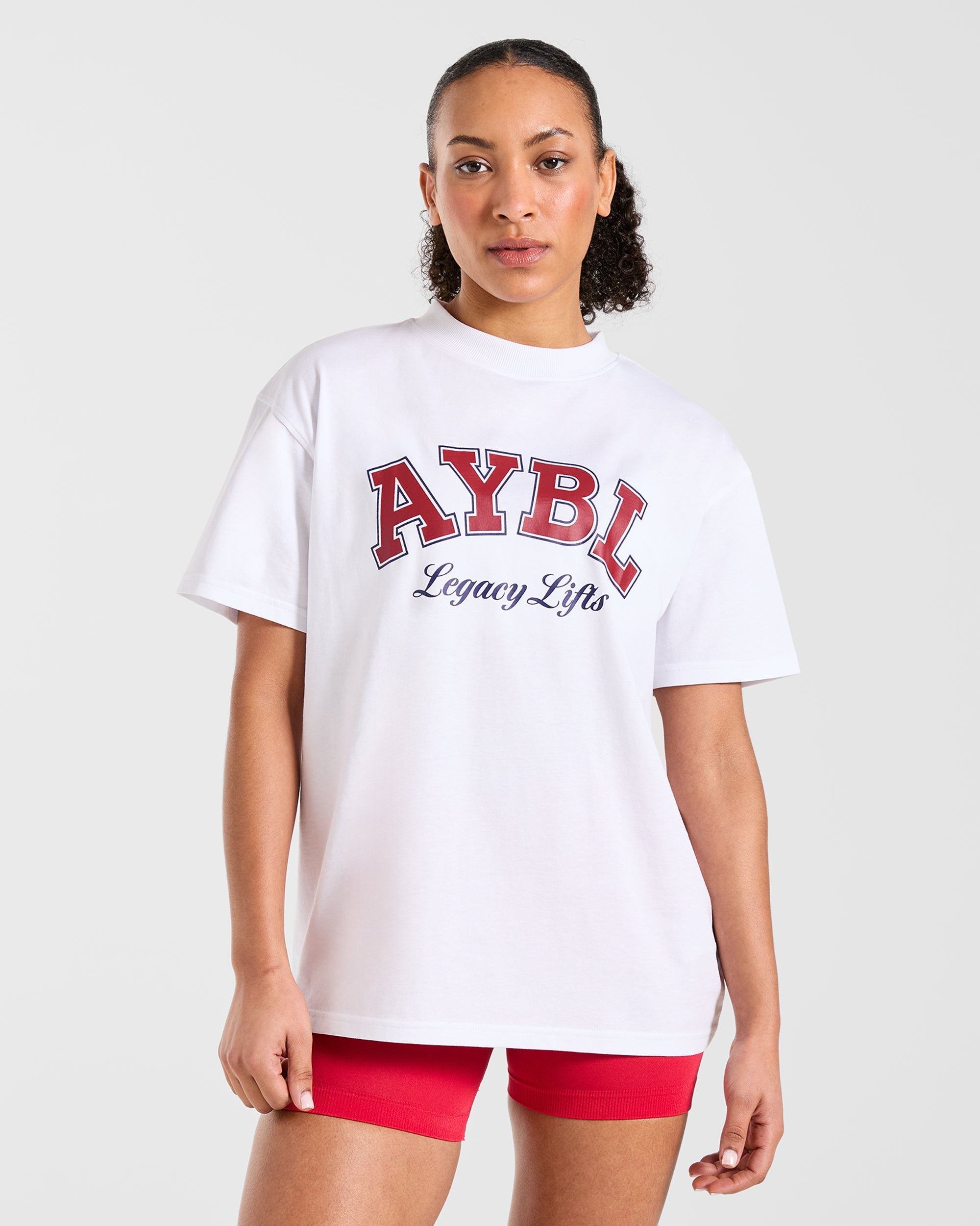 Legacy Lifts Oversized T Shirt - White