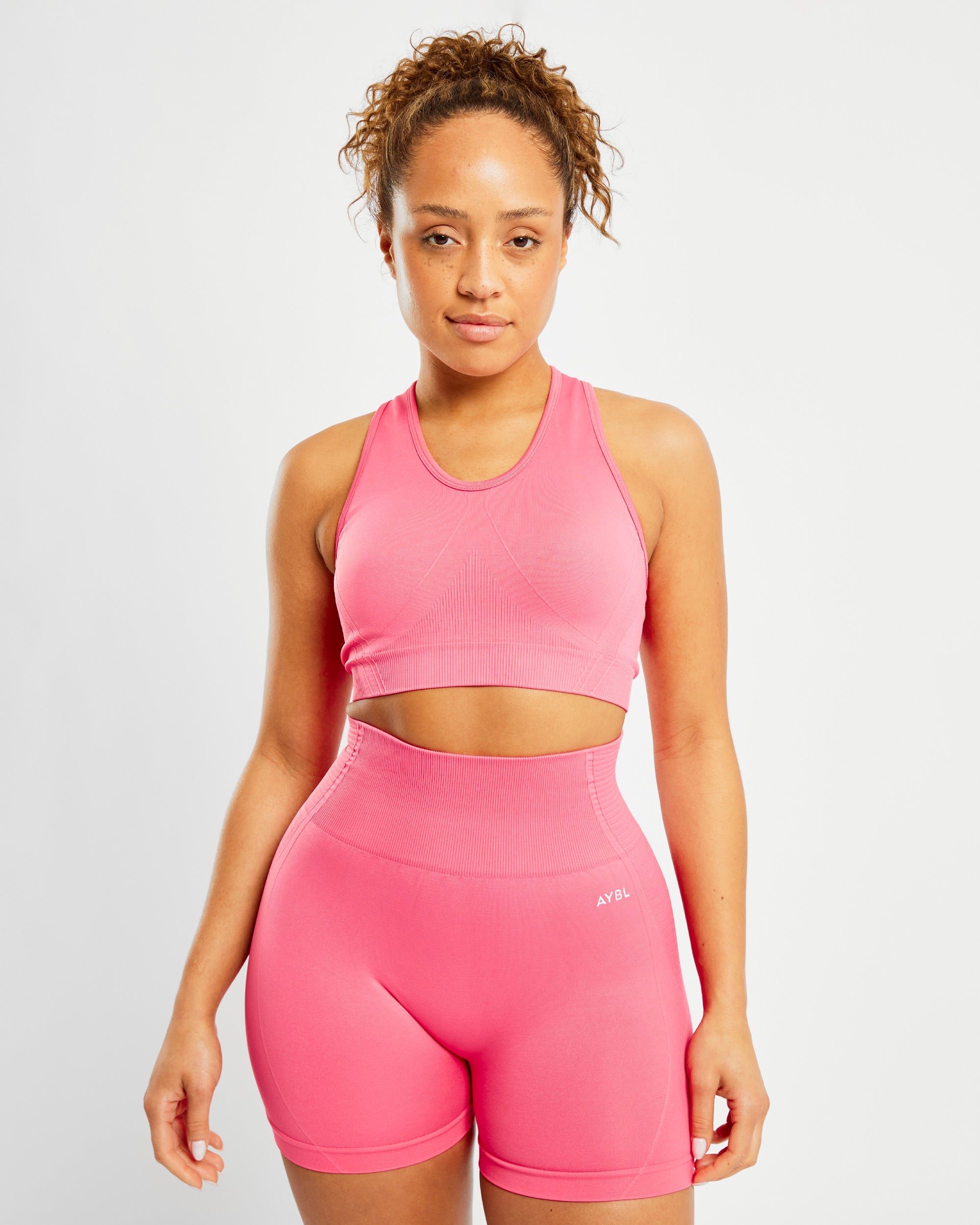 Balance V2 Seamless Sports Bra Coral Pink AYBL