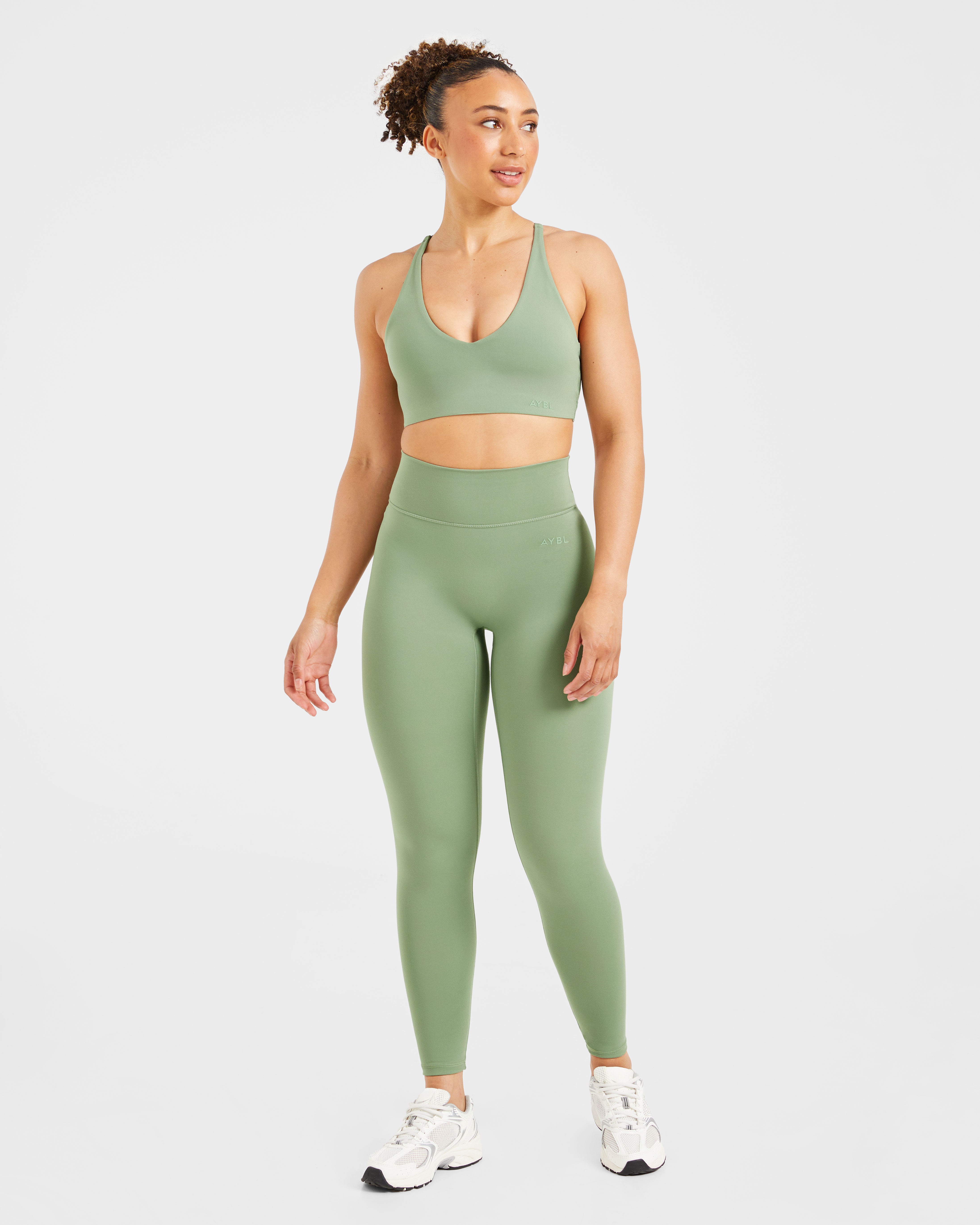 Staple Leggings - Olive Green
