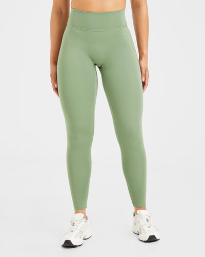 Staple Leggings - Olive Green
