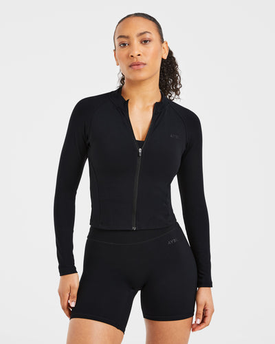 Staple Zip Jacket - Black