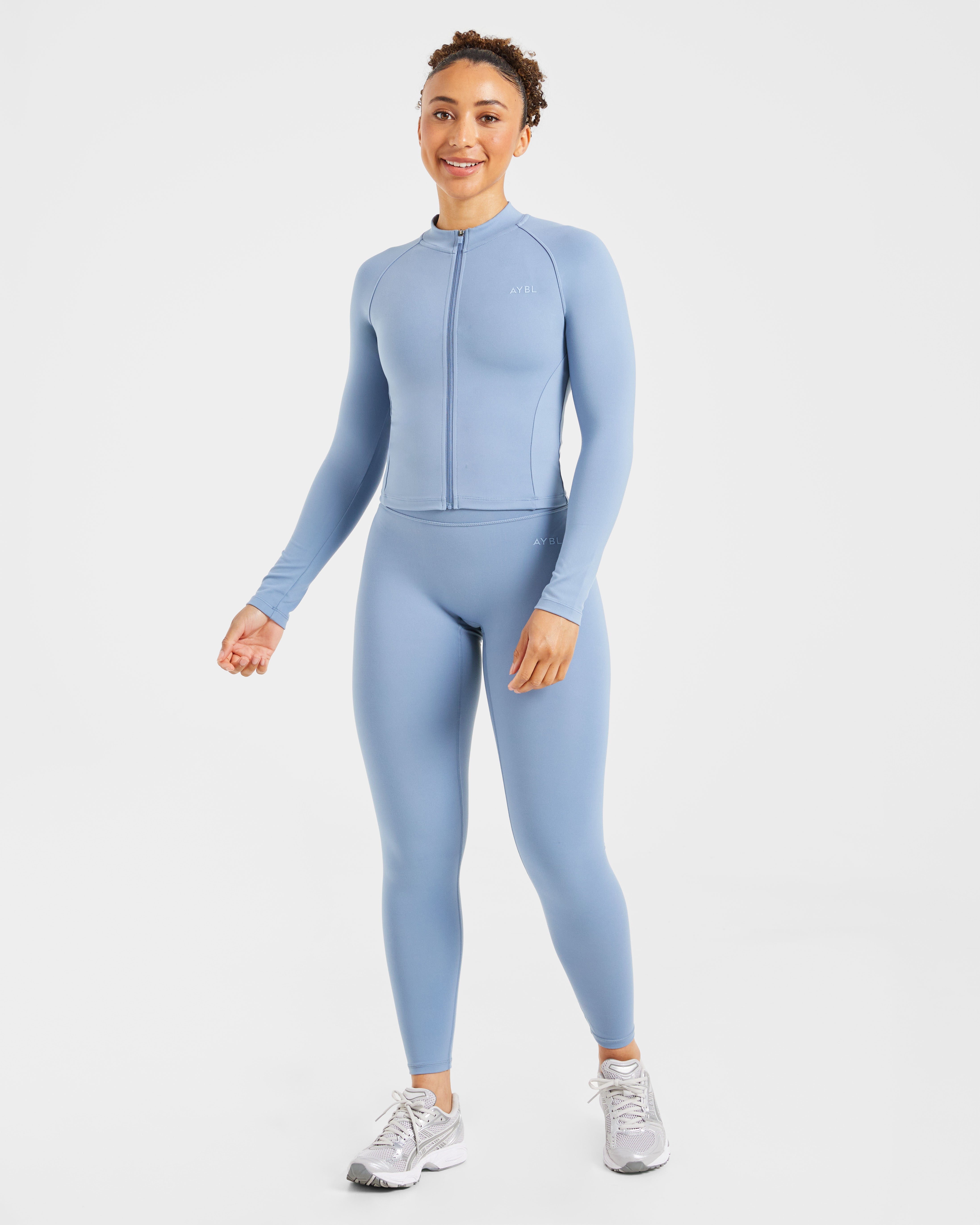 Staple Zip Jacket - Slate Blue