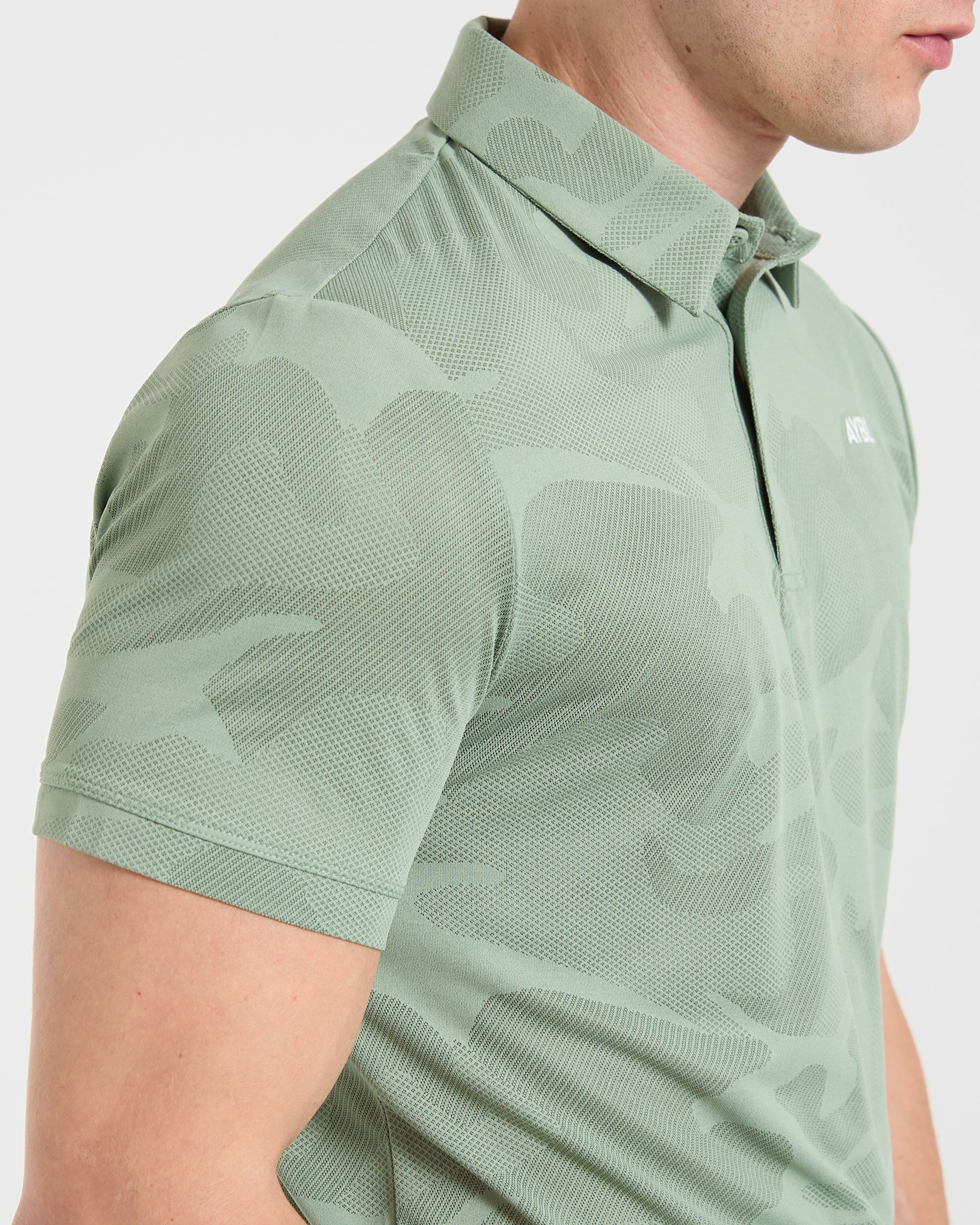 Camo Polo - Muted Green