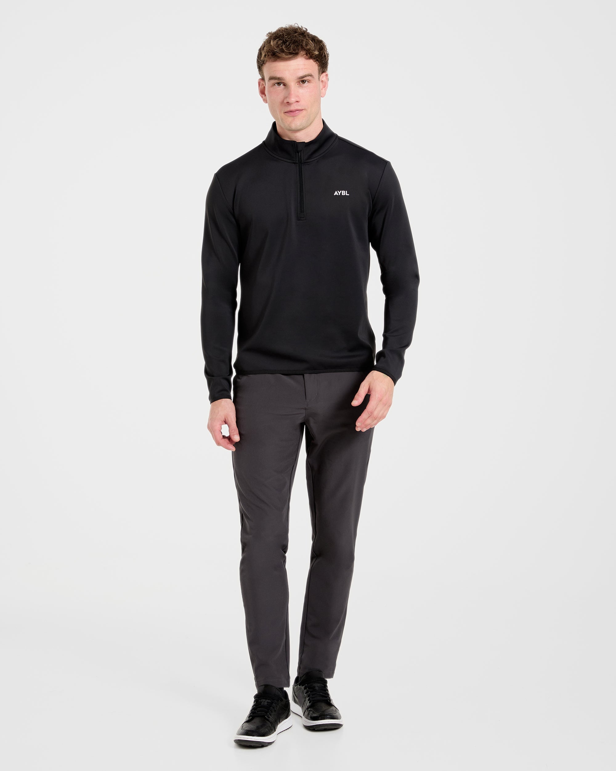 Precision 1/4 Zip Pullover - Black