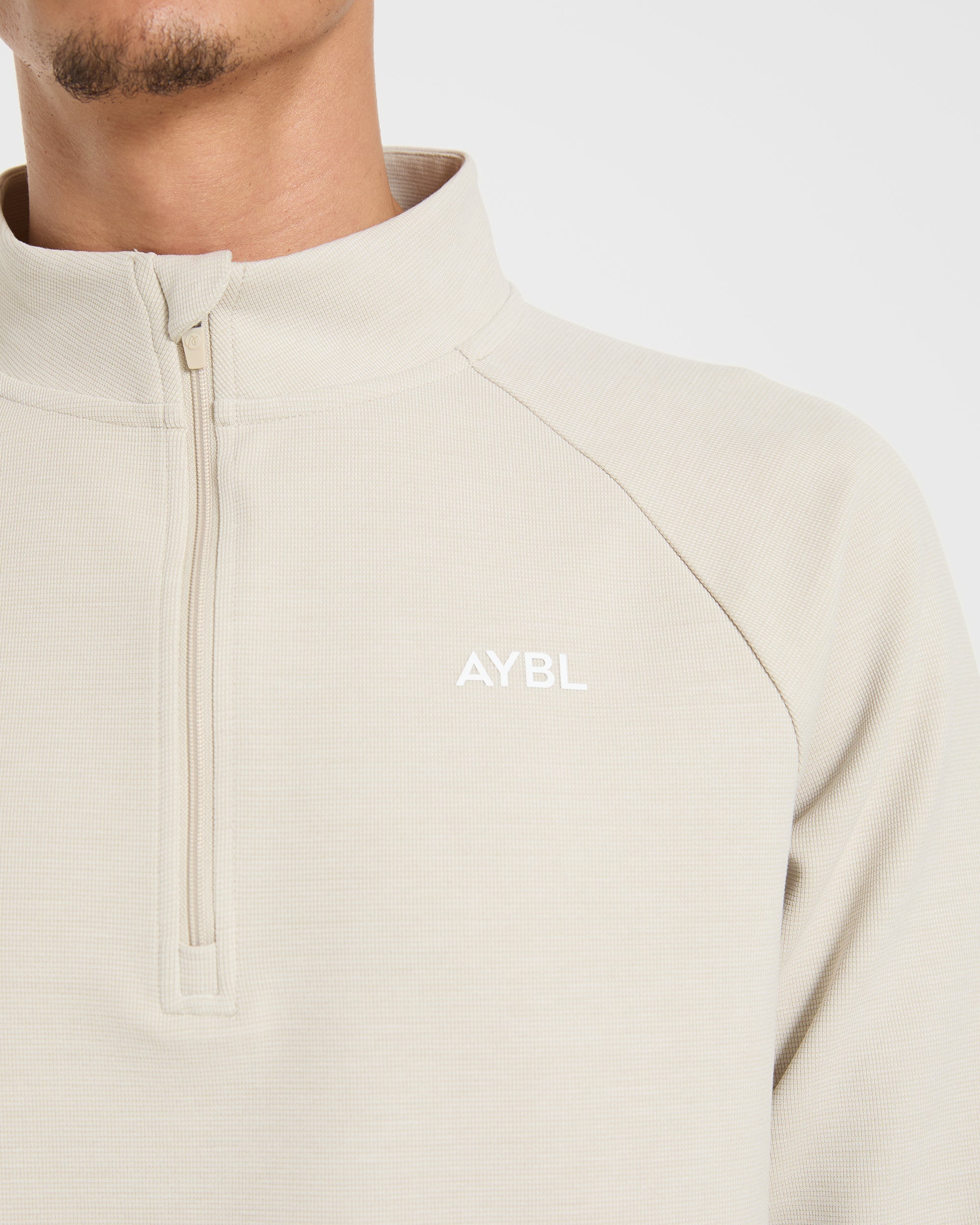 Precision Hybrid 1/4 Zip Pullover - Sand