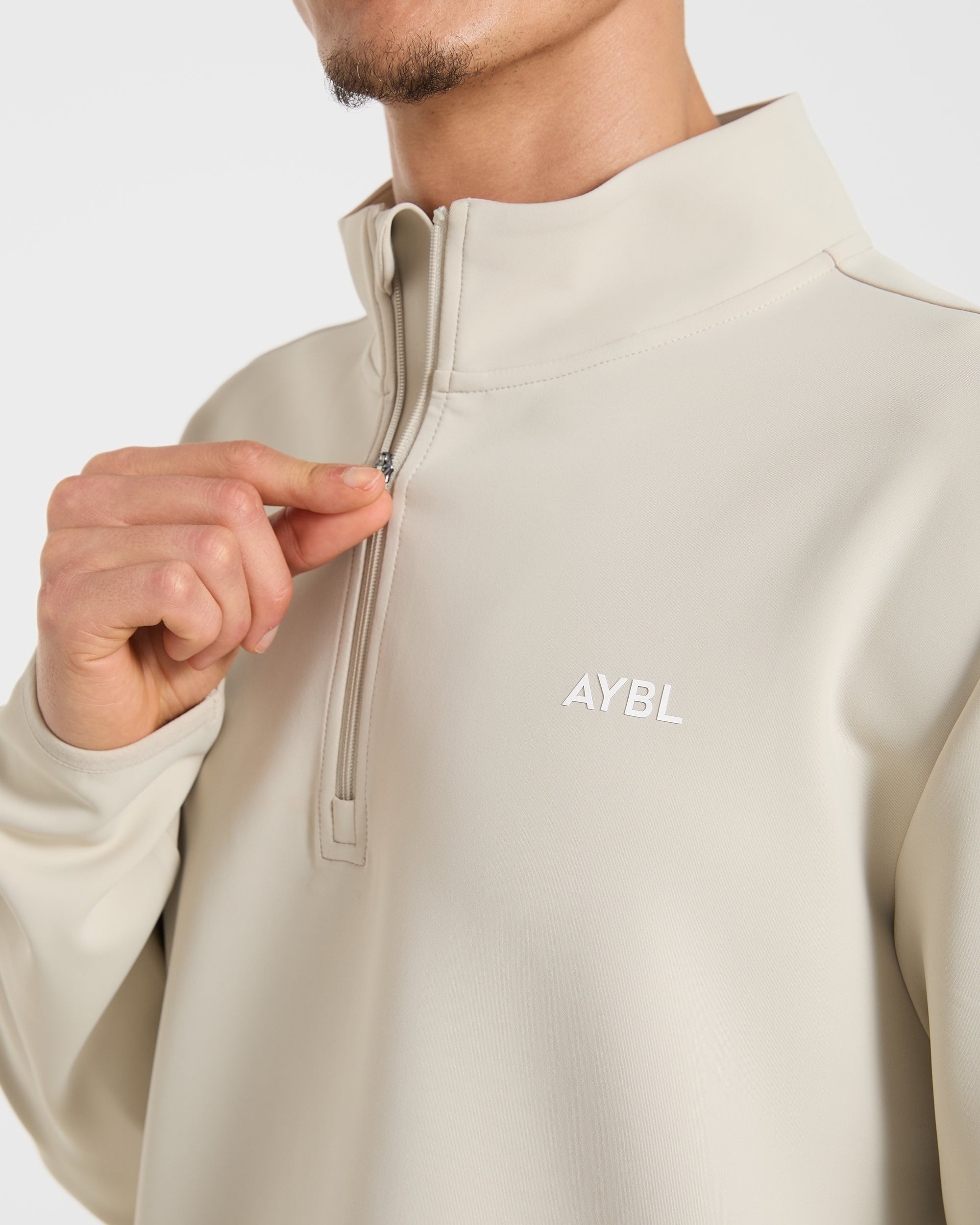 Precision 1/4 Zip Pullover - Sand