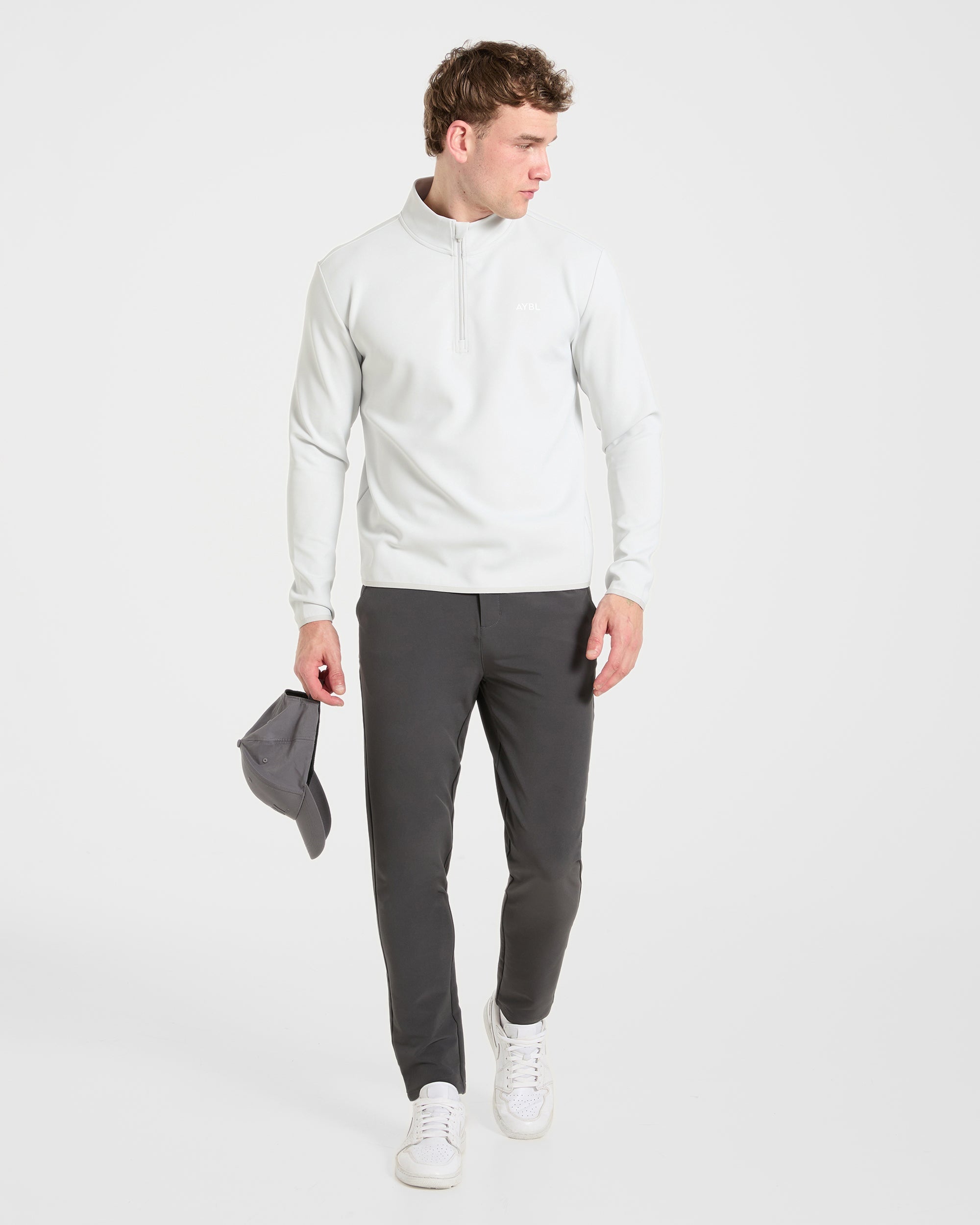 Precision 1/4 Zip Pullover - Ice Grey