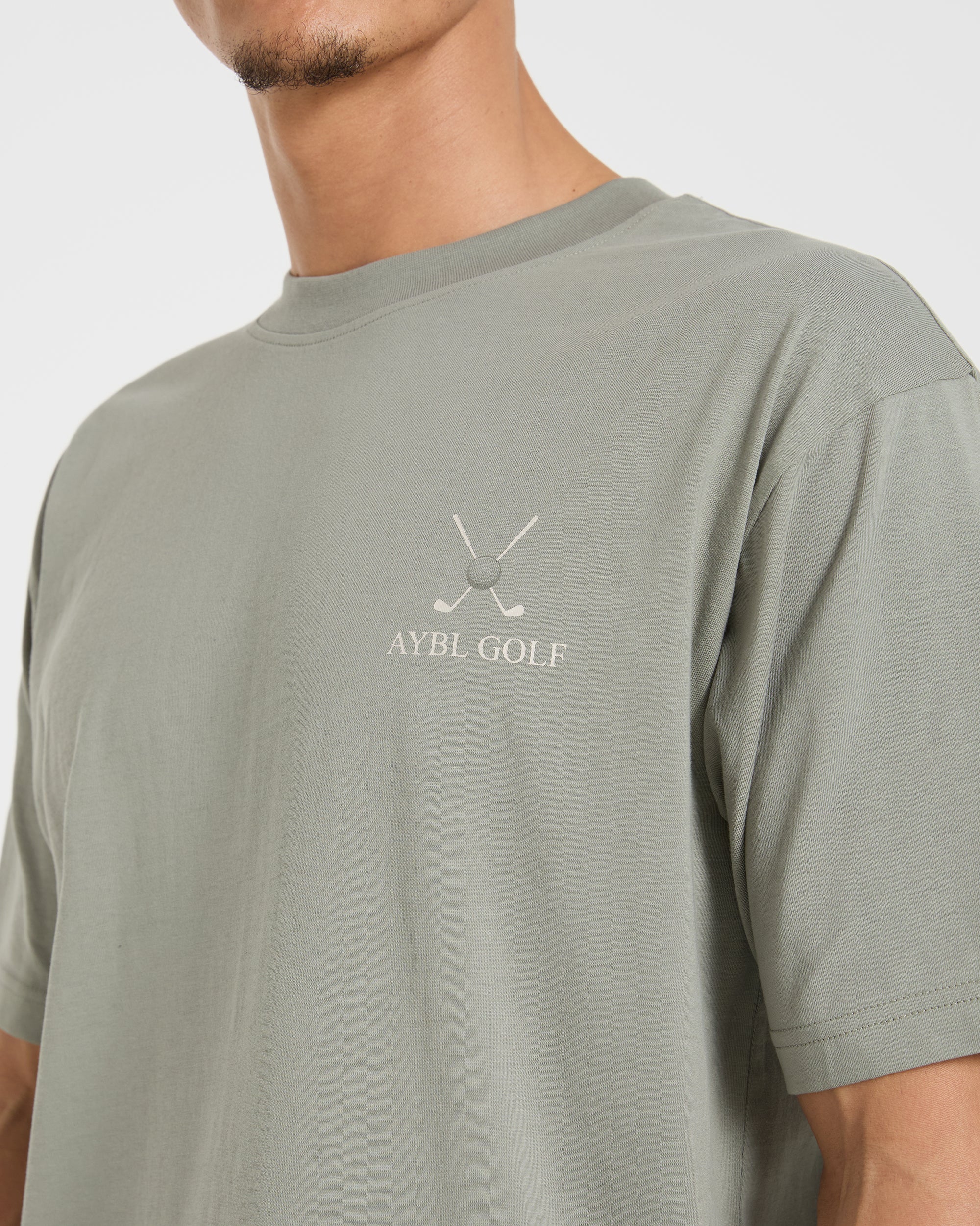 AYBL Golf T Shirt - Washed Olive