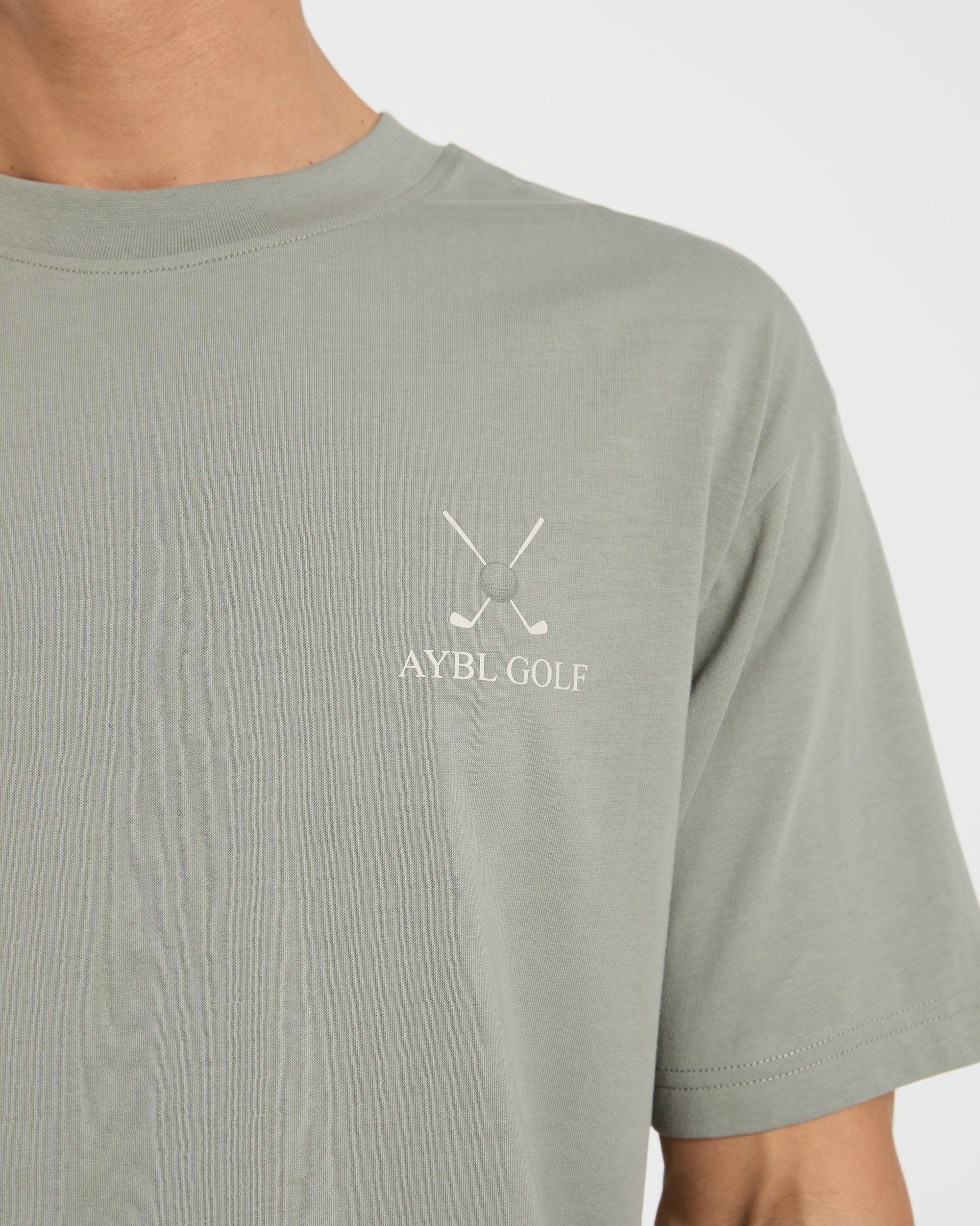 AYBL Golf T Shirt - Washed Olive