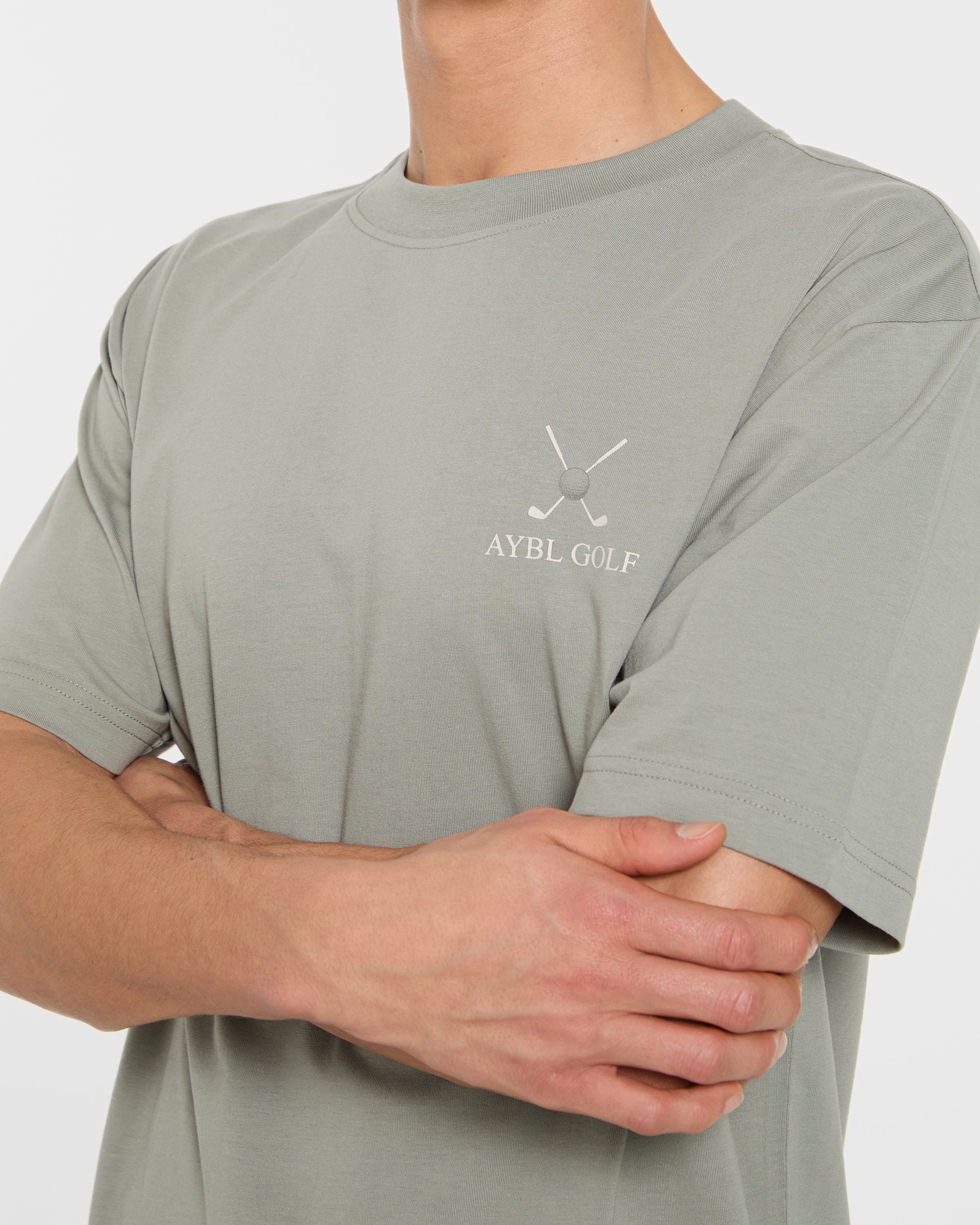 AYBL Golf T Shirt - Washed Olive
