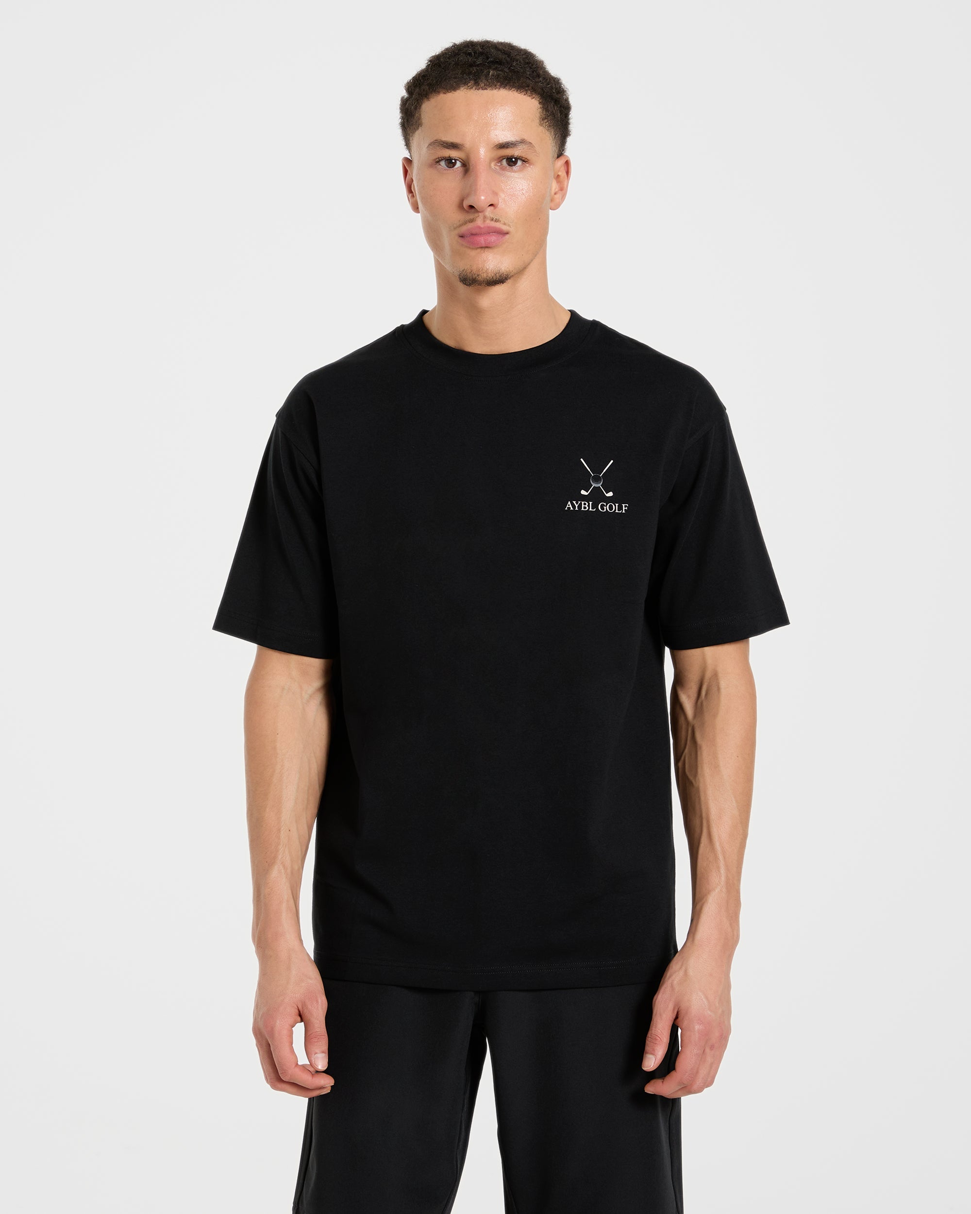 AYBL Golf T Shirt - Black