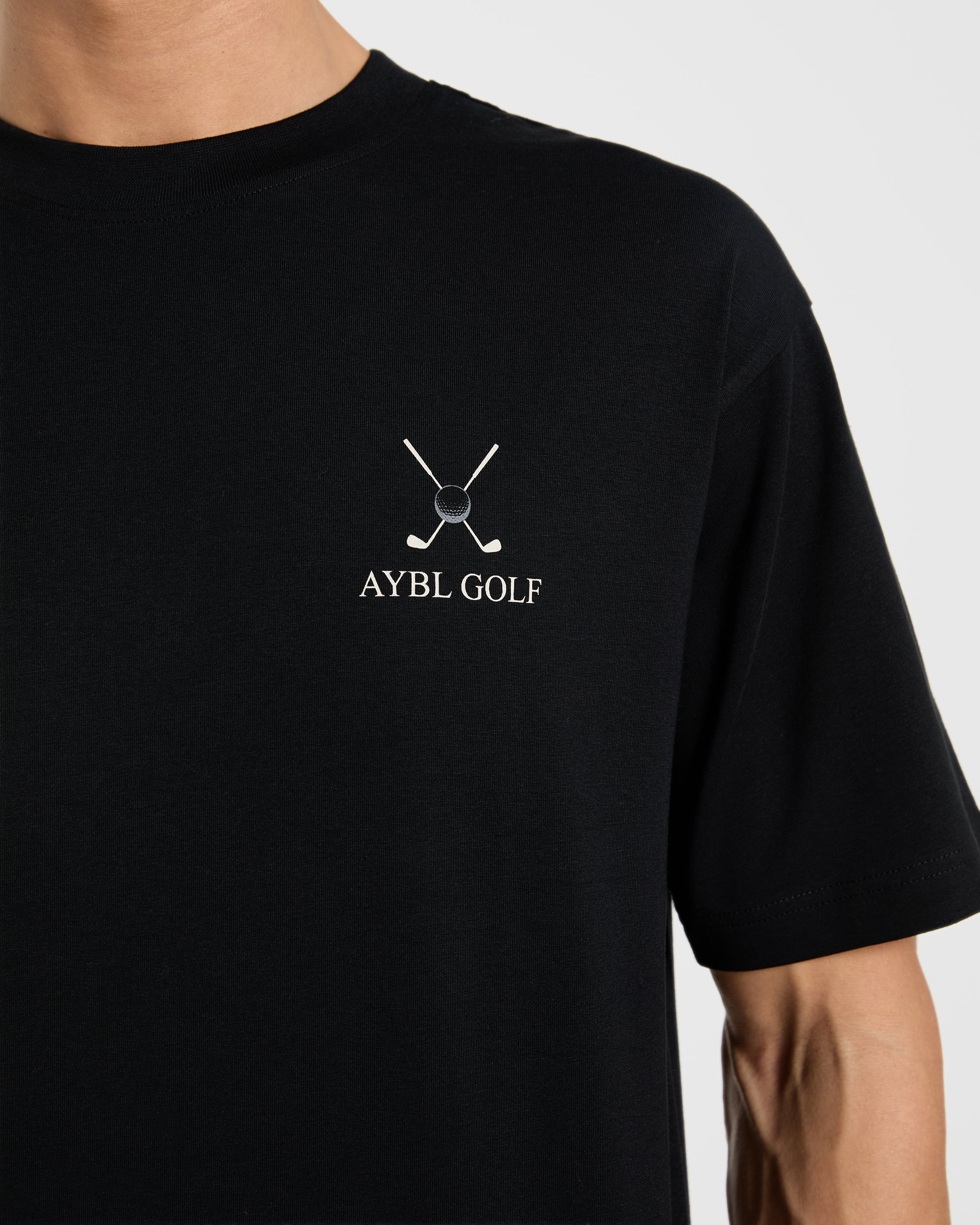 AYBL Golf T Shirt - Black