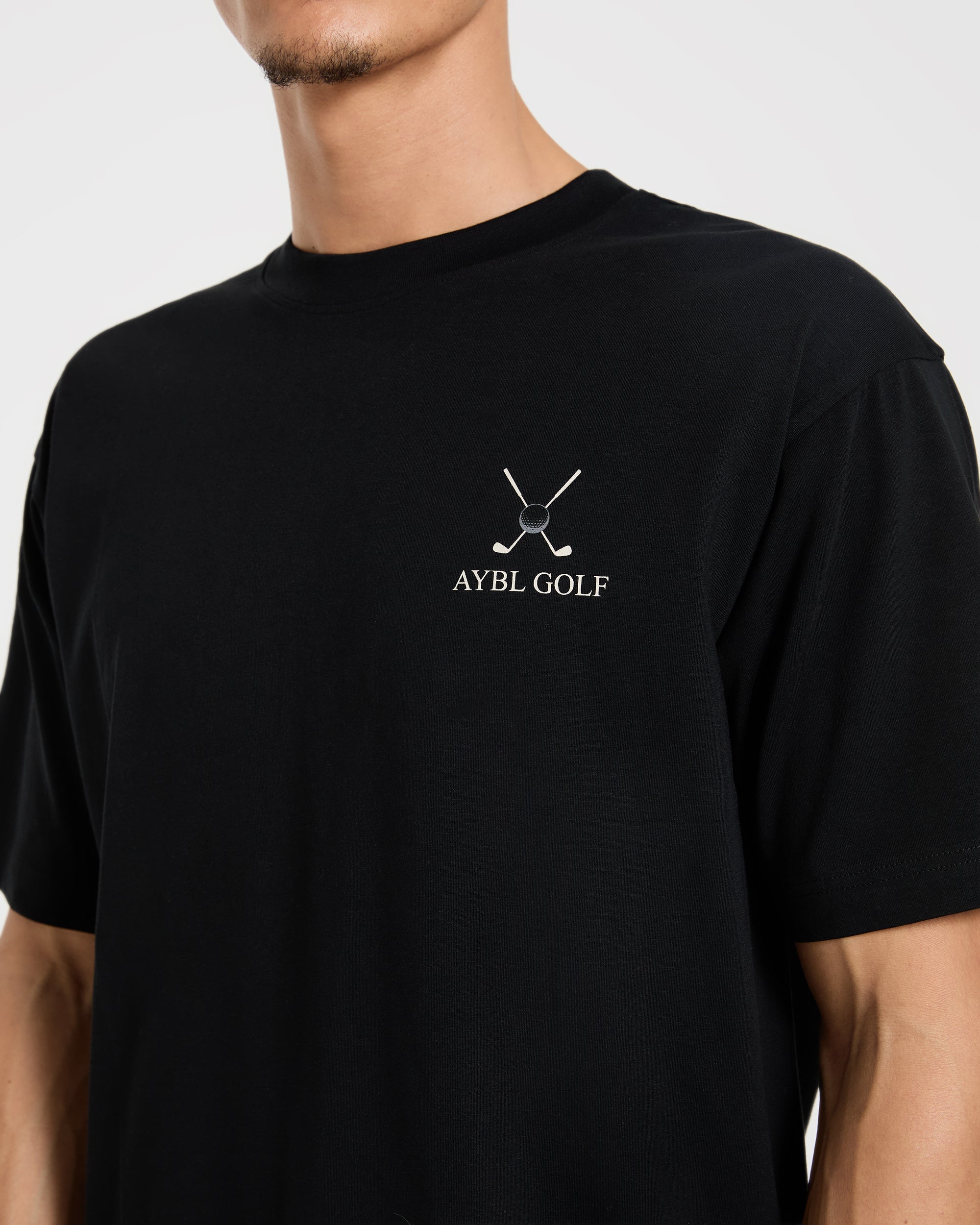 AYBL Golf T Shirt - Black