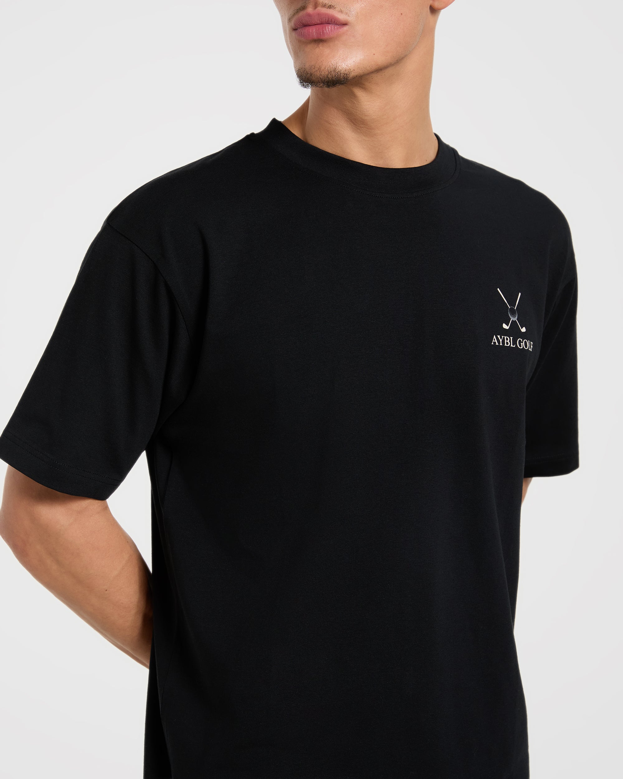 AYBL Golf T Shirt - Black