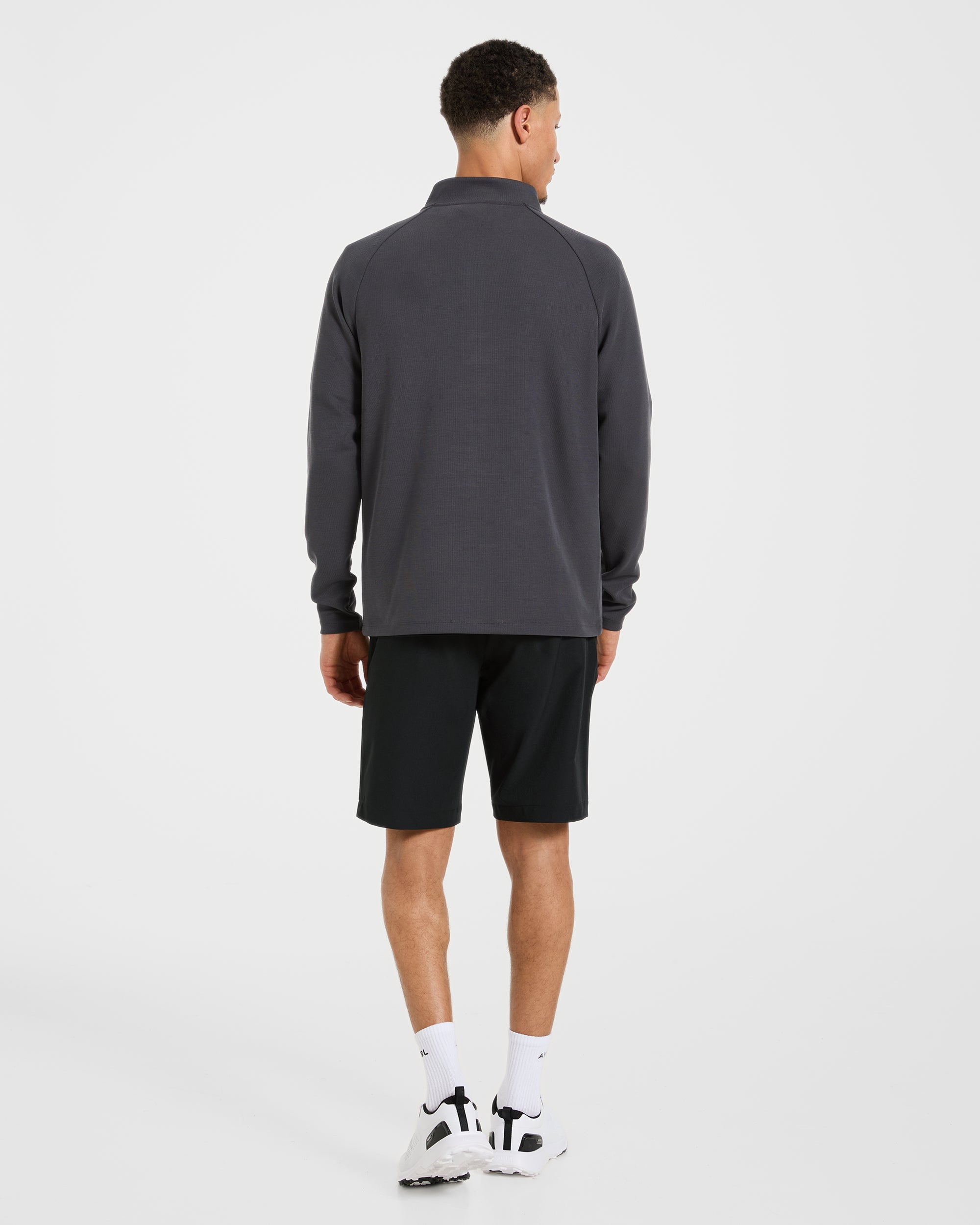 Precision Hybrid 1/4 Zip Pullover - Charcoal