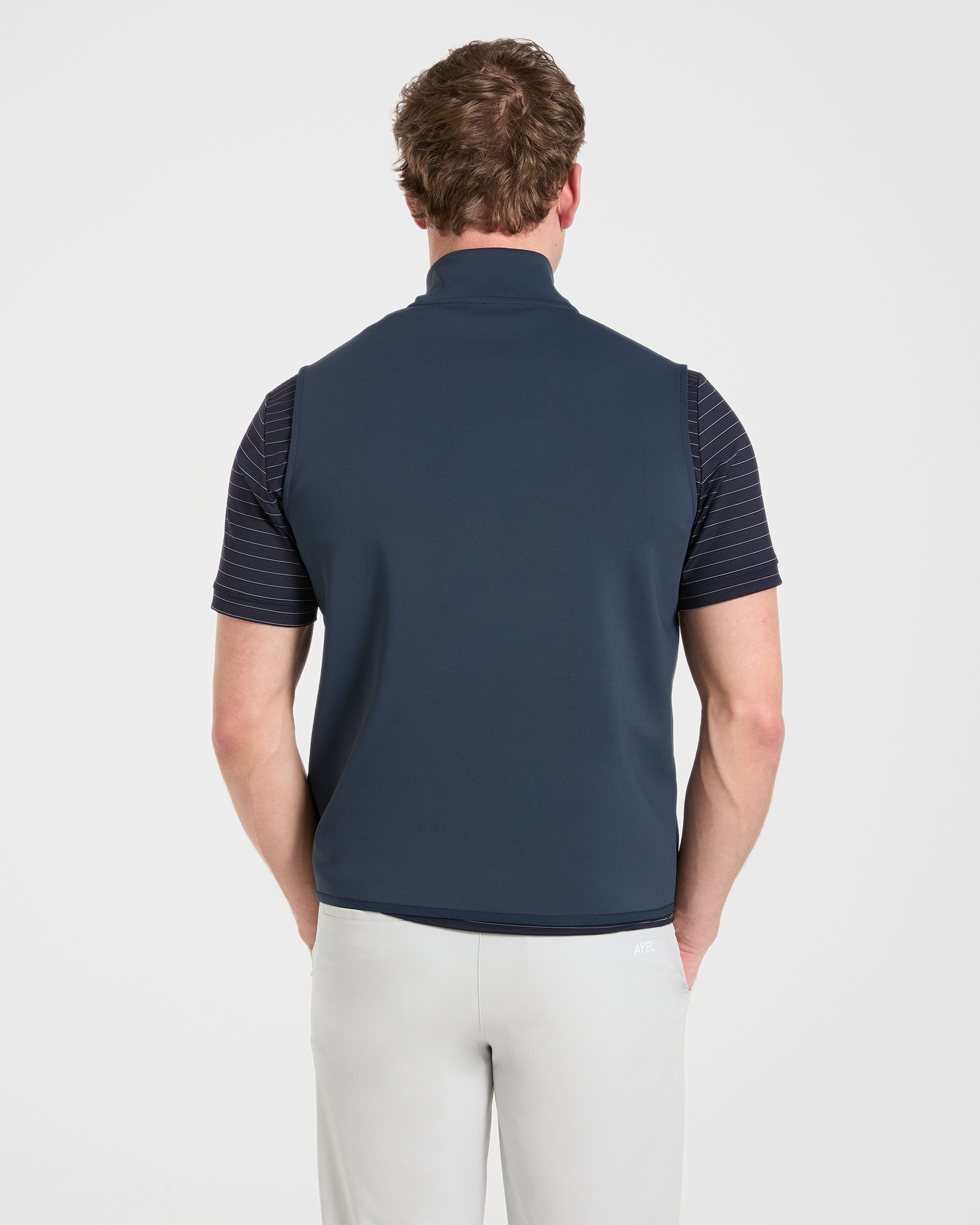 Precision 1/4 Zip Vest - Navy Blue