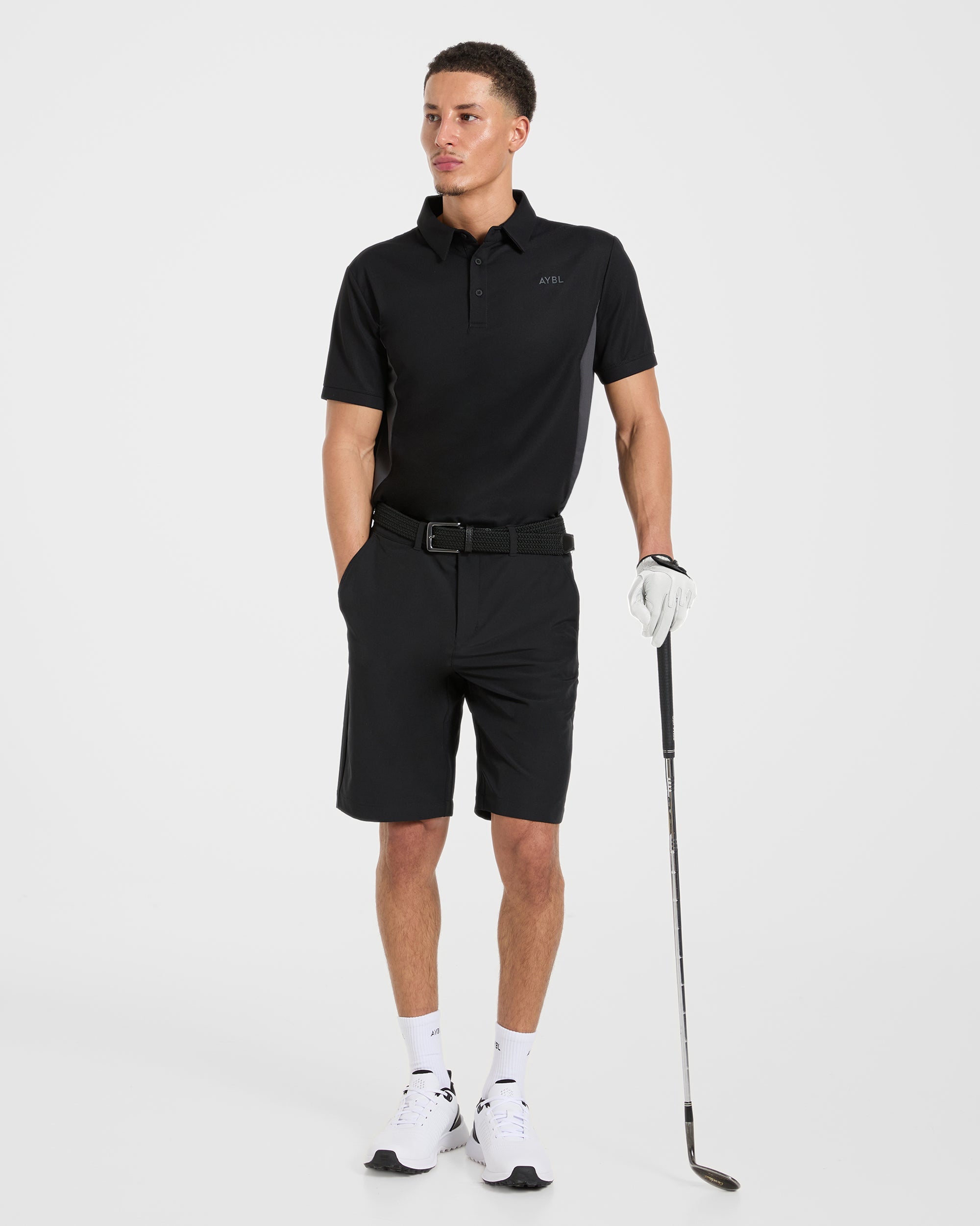 Edge Polo - Black/Charcoal