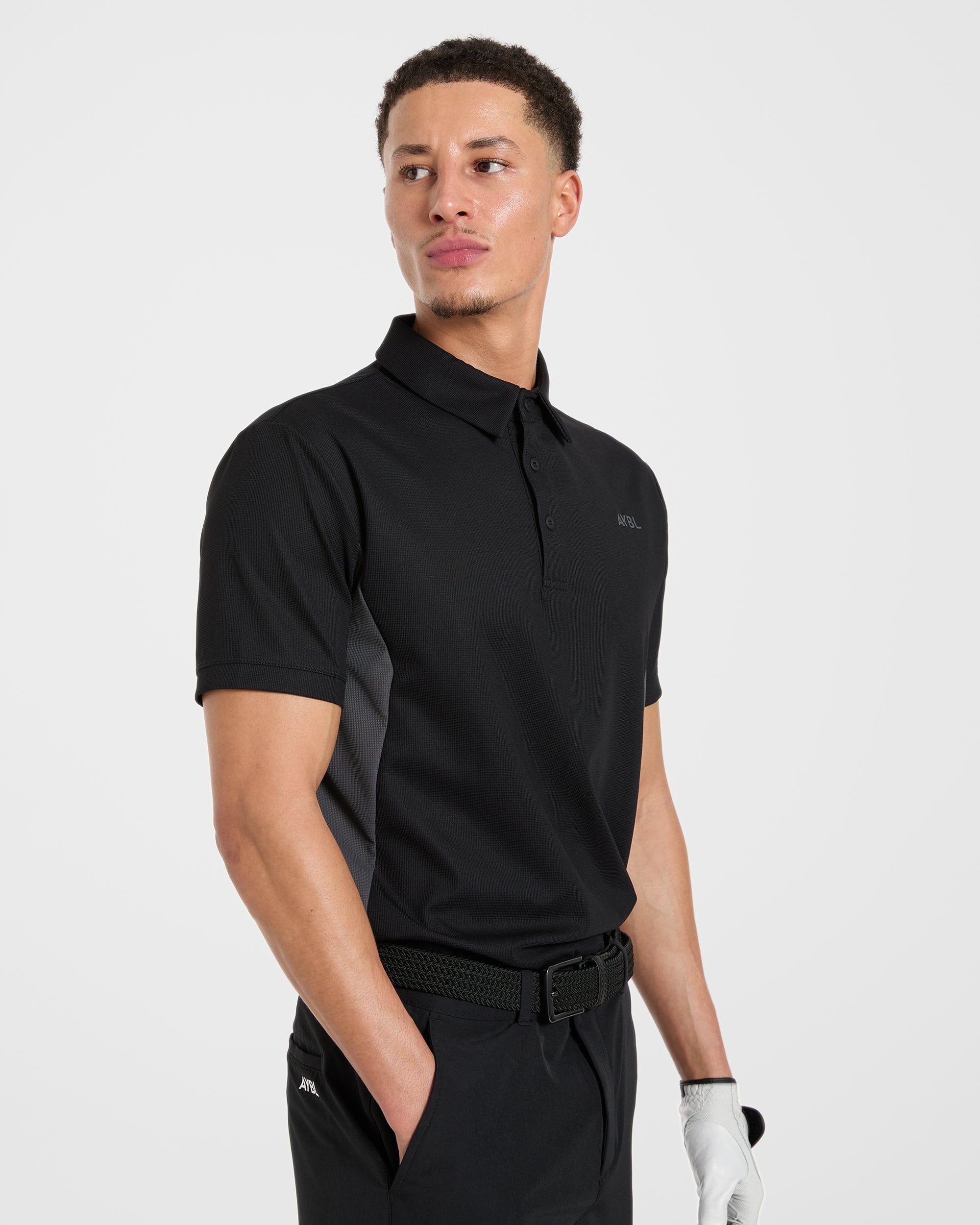 Edge Polo - Black/Charcoal